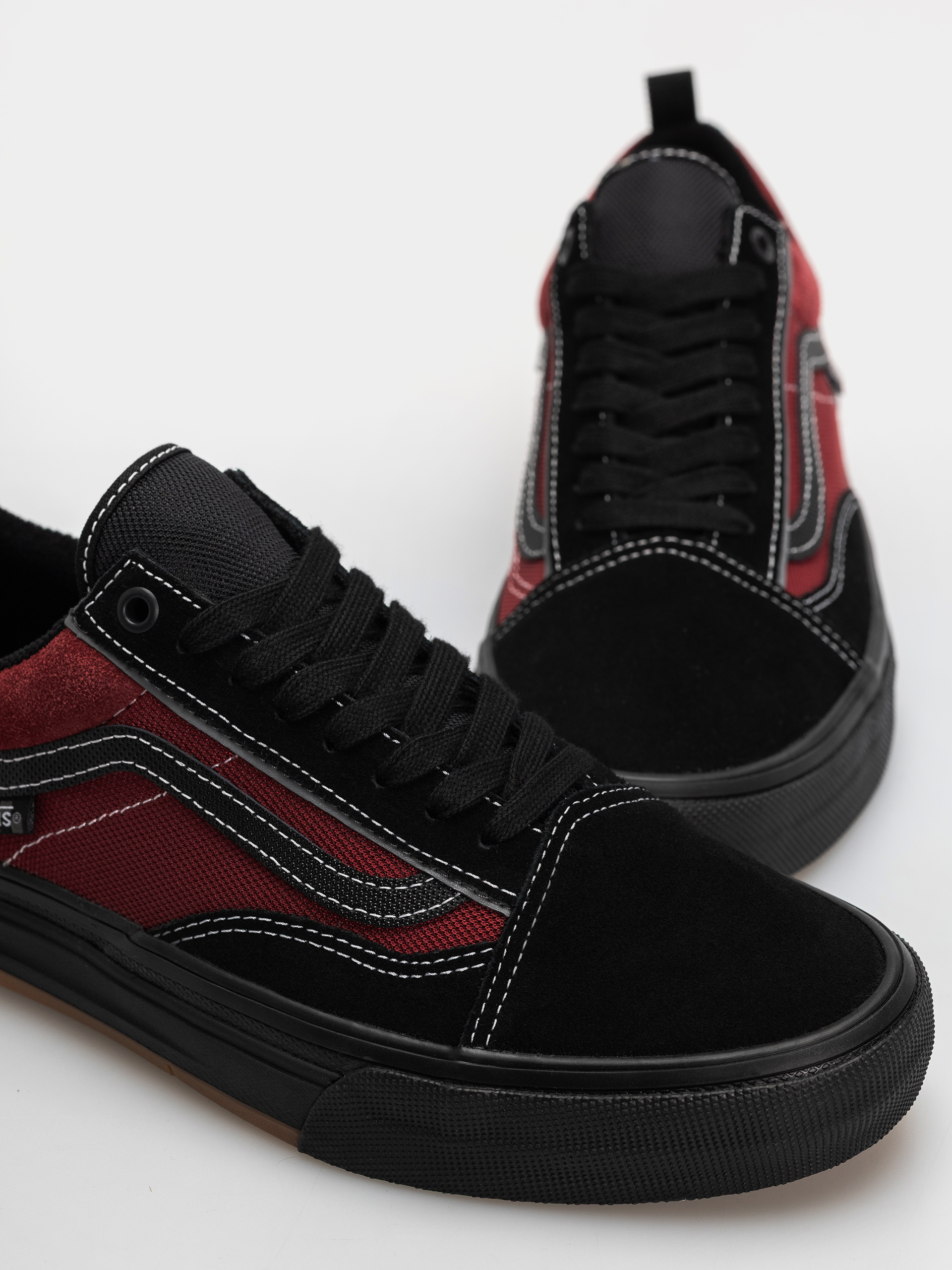 Vans Skate Old Skool Wafflecup Cipők (black/red)