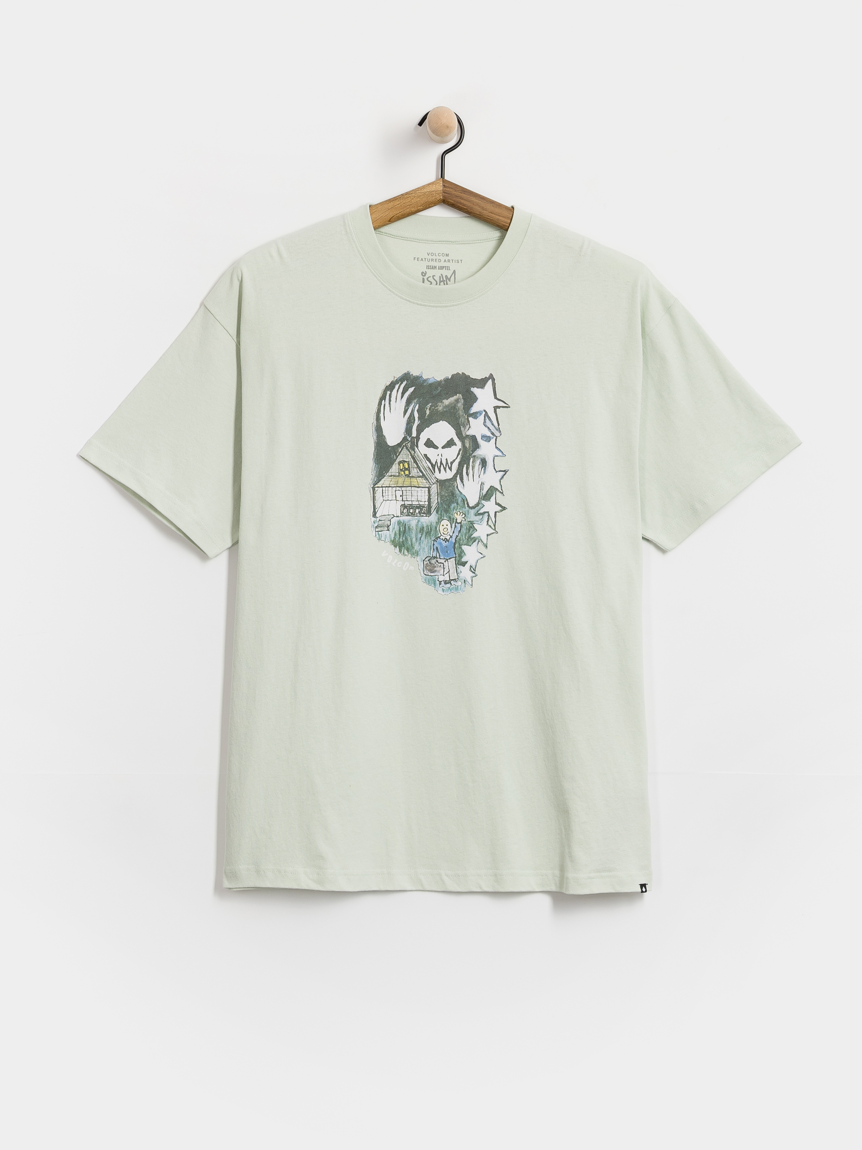 Volcom Fa Issam Auptel Lse Póló (pale aqua)