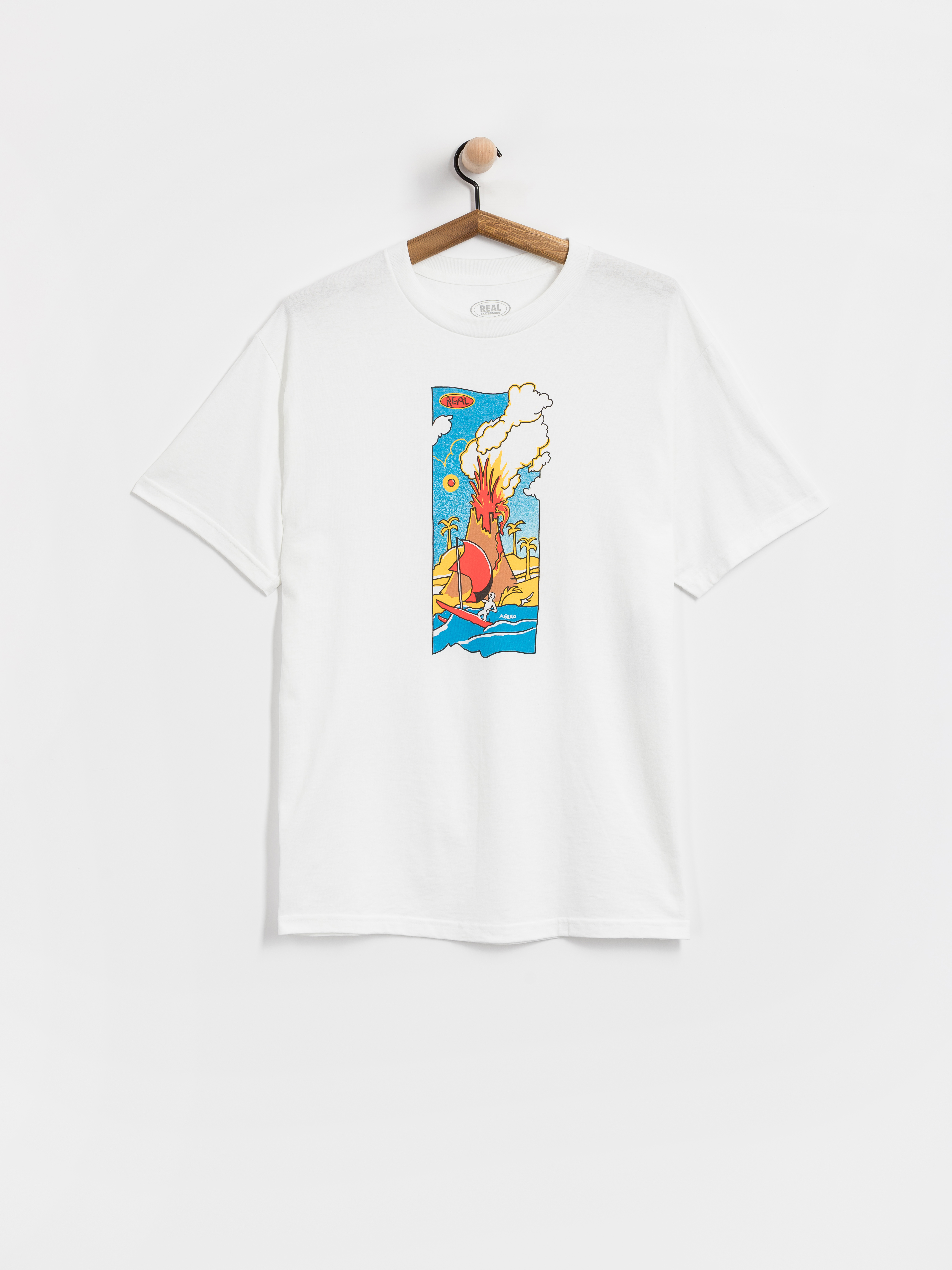Real Volcano Póló (white)