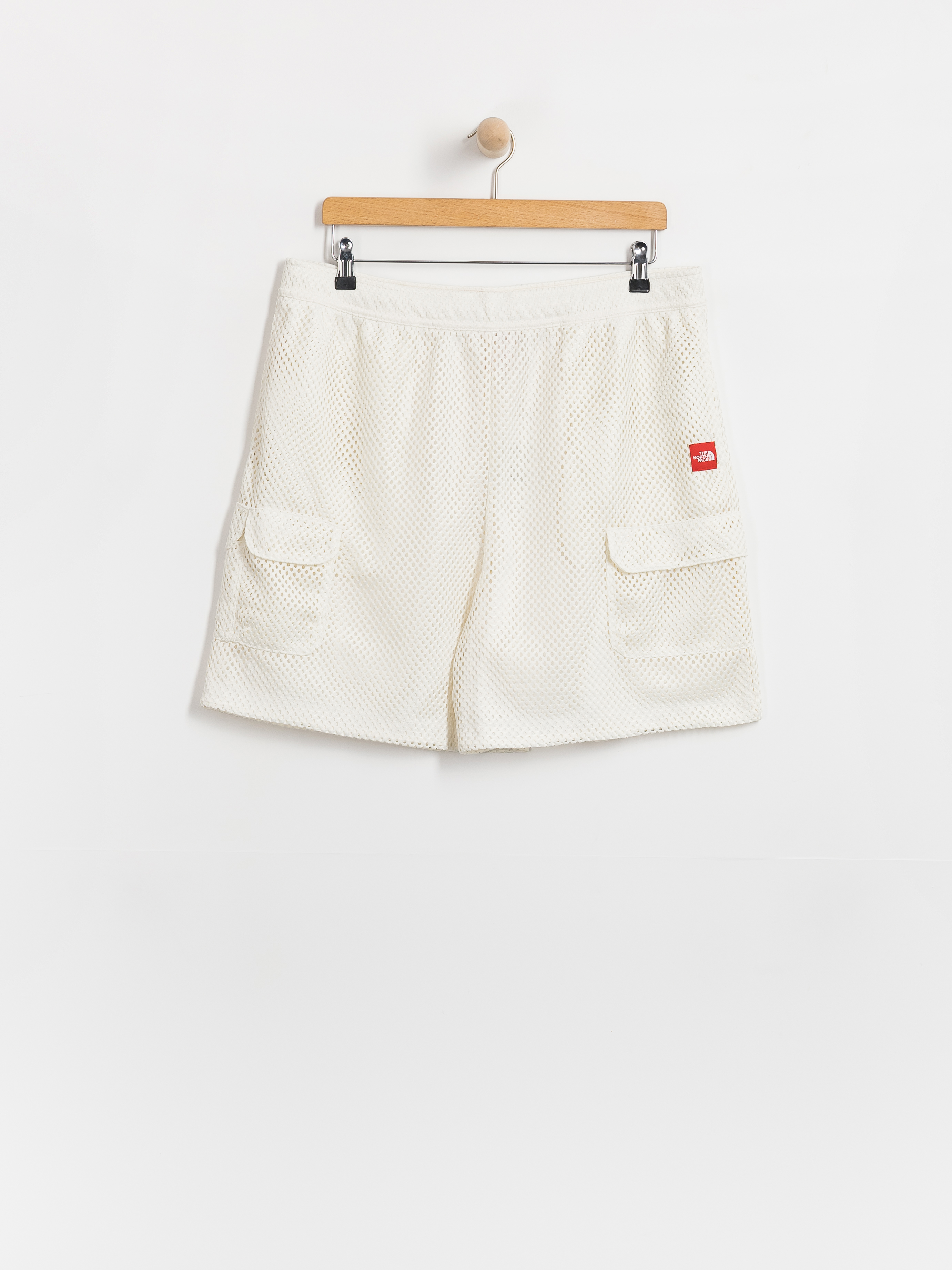 The North Face Tnf Red Box Mesh Utility Rövidnadrág (white dune)