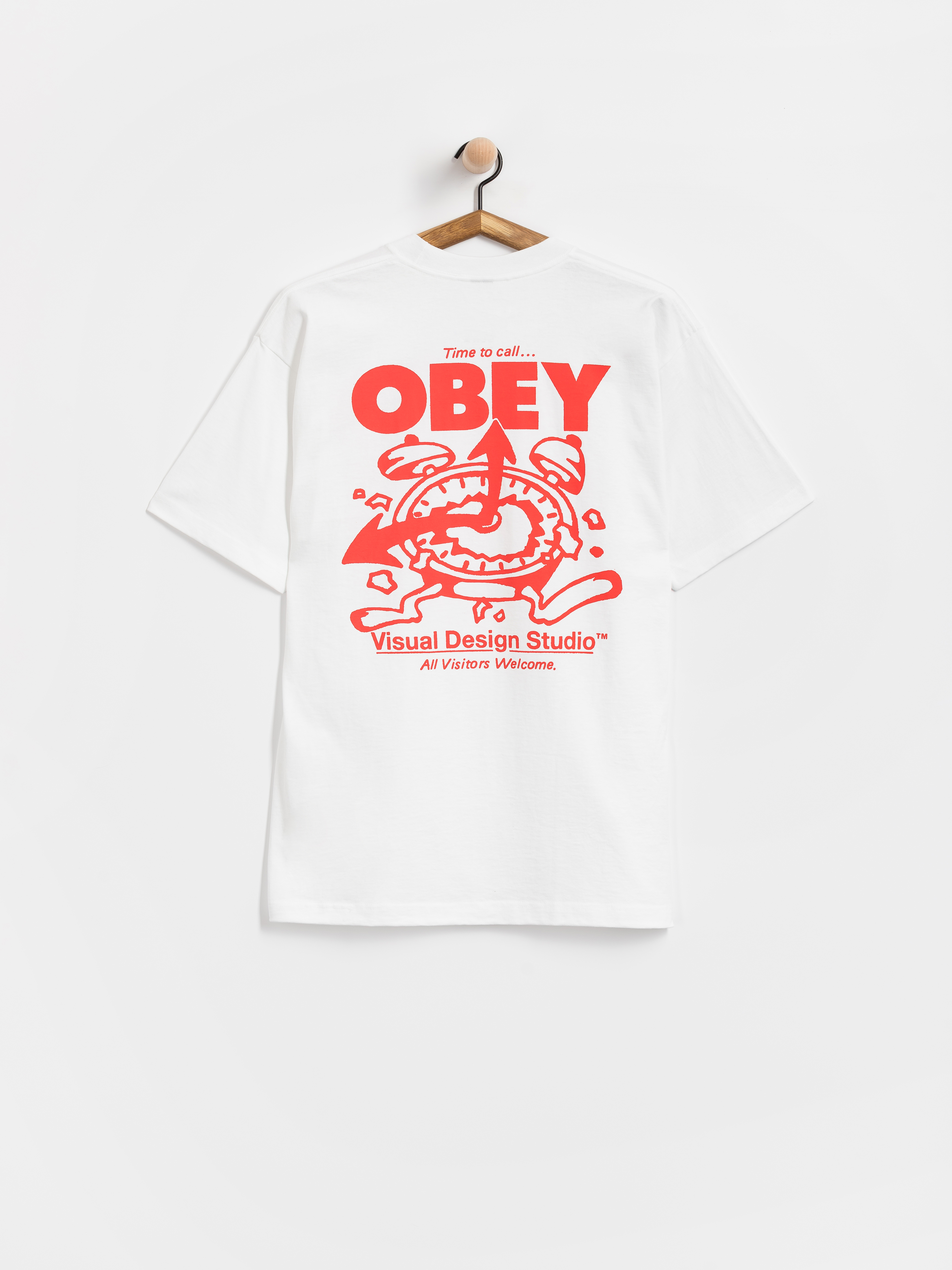 OBEY Time To Call Obey Póló (white)