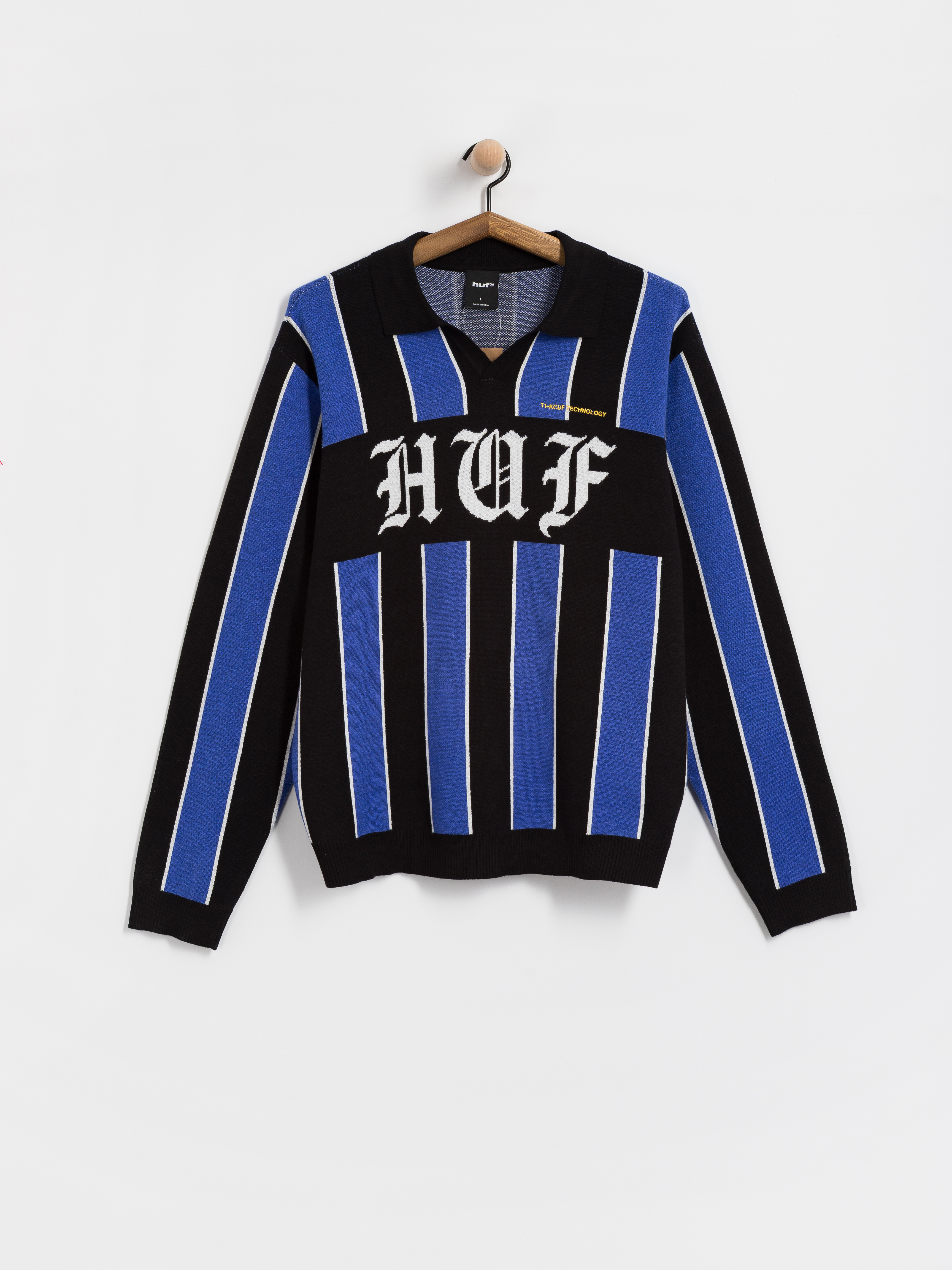 HUF Midfield Jersey Pulóver (electric blue)