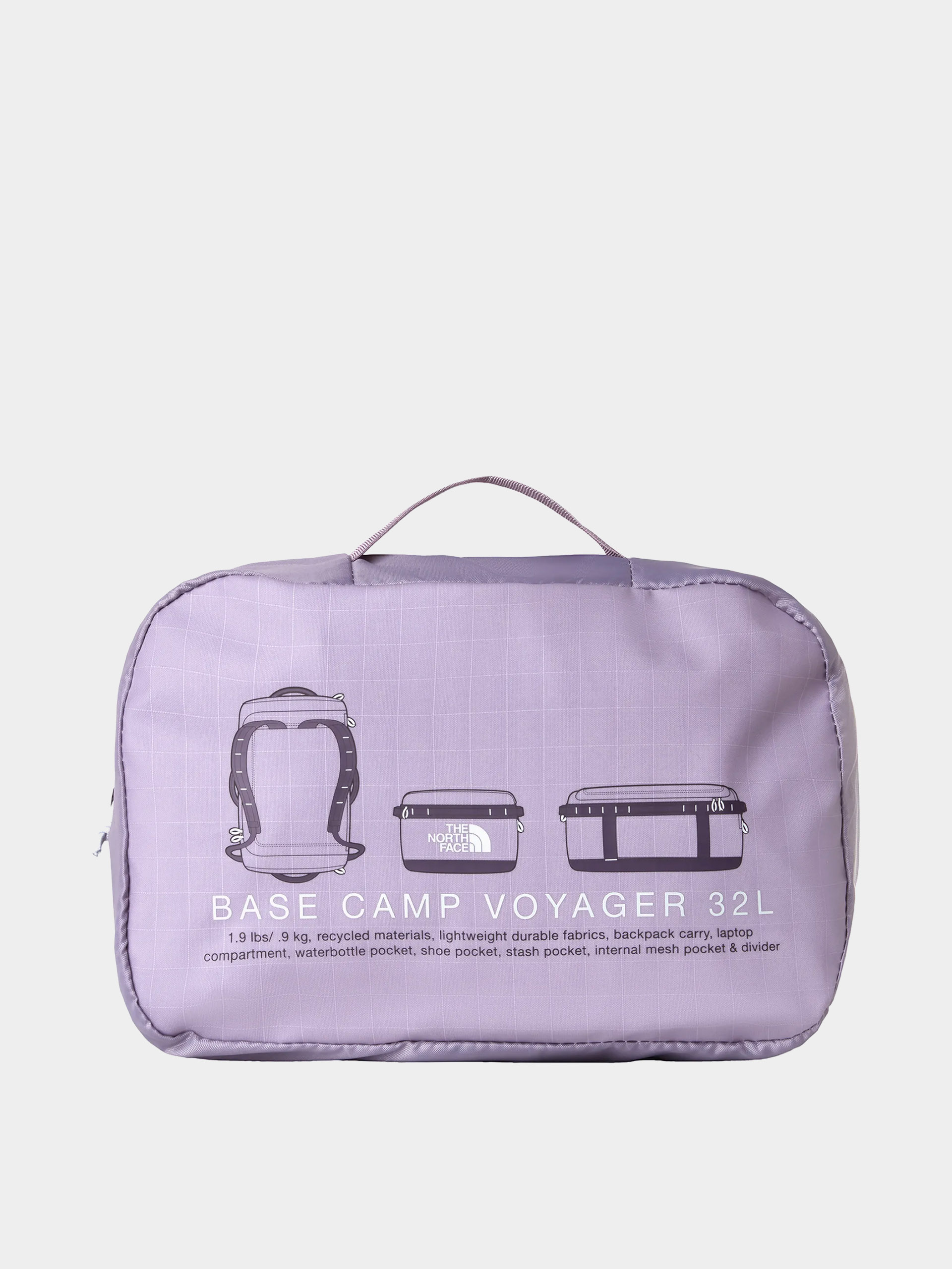 Táska The North Face Base Camp Voyager Duffel 32L (transcendent gr)