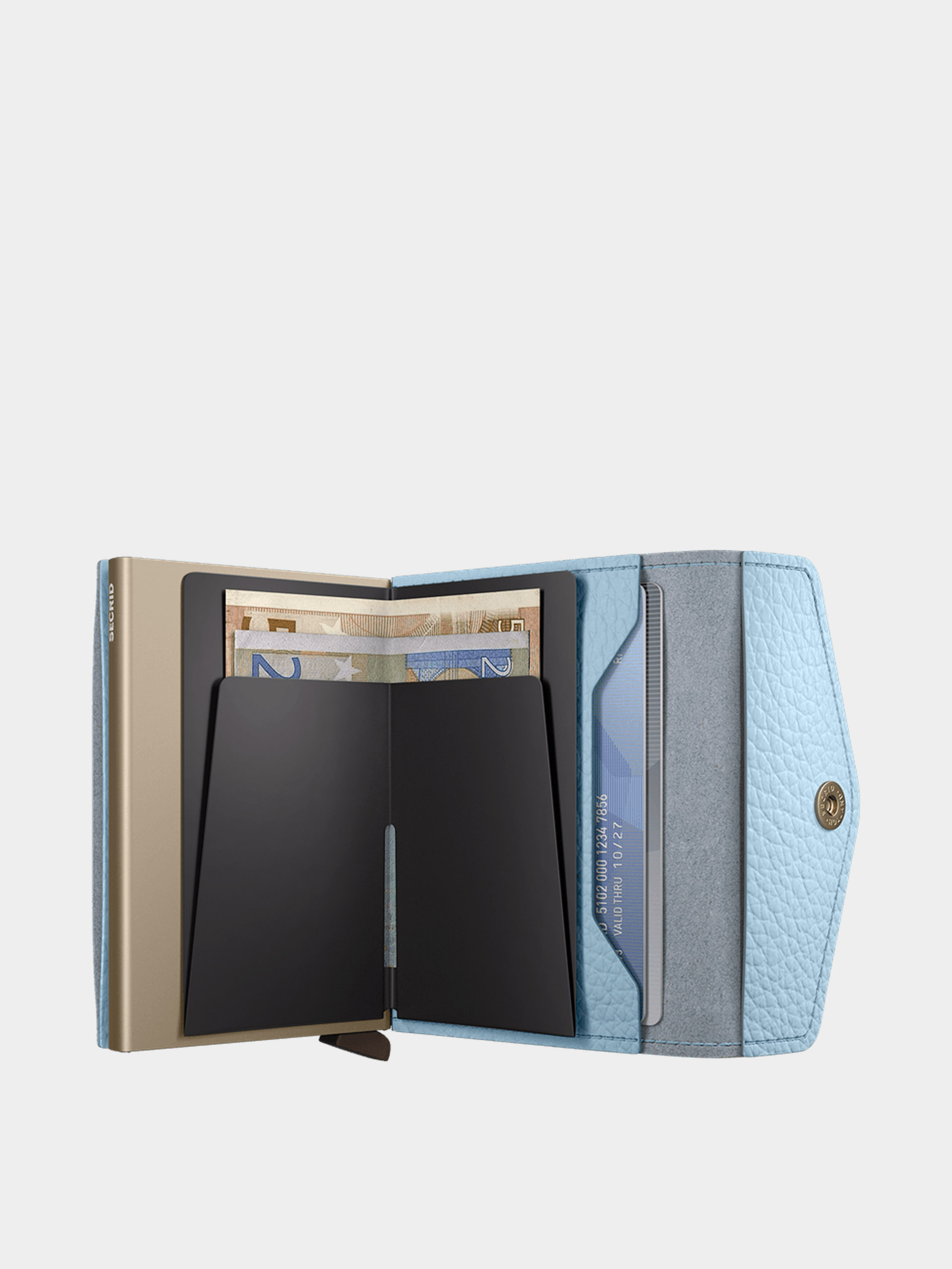 Pénztárca Secrid Envelope (pebble ice blue)