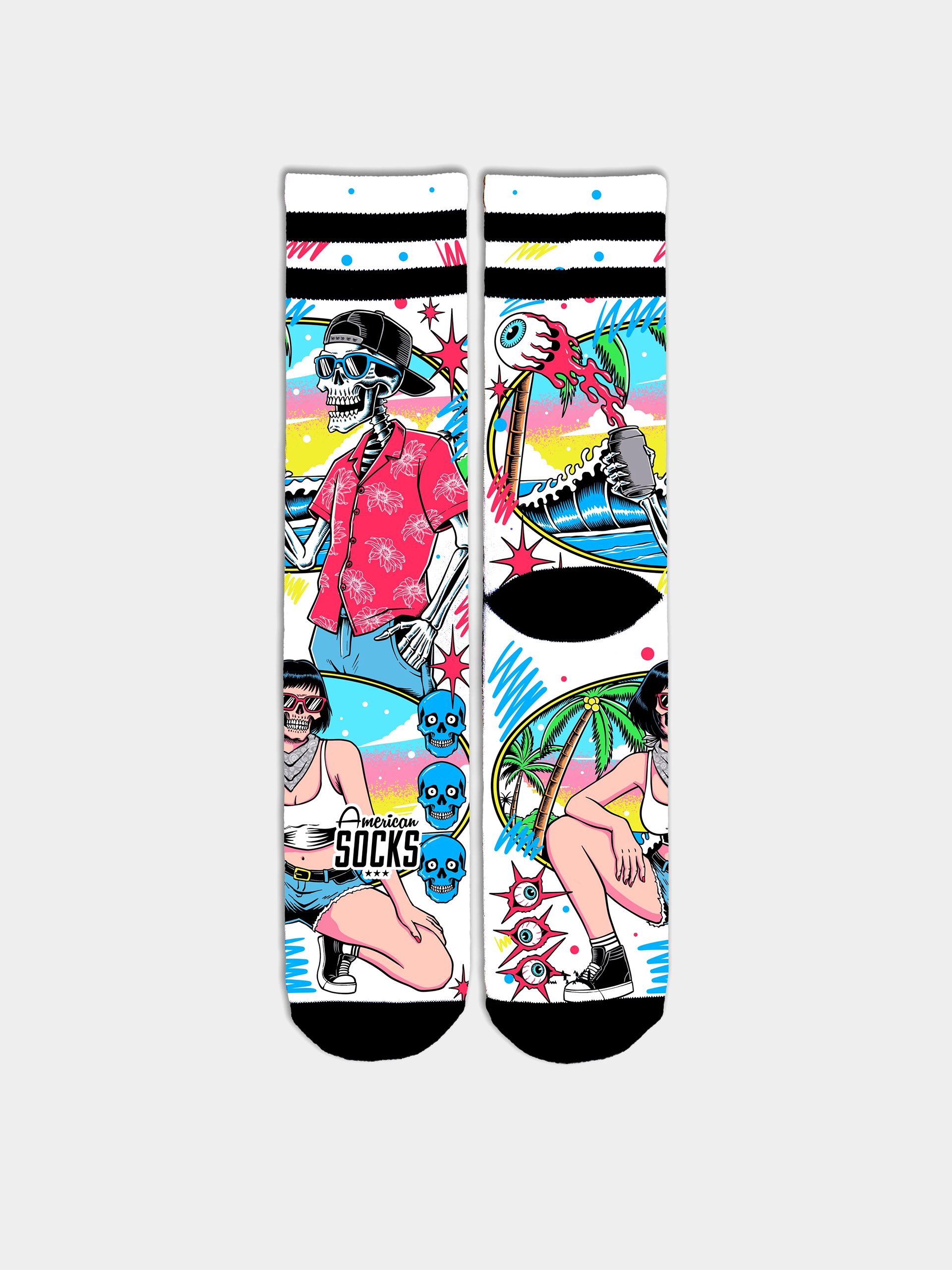 Zokni American Socks Neon Paradise