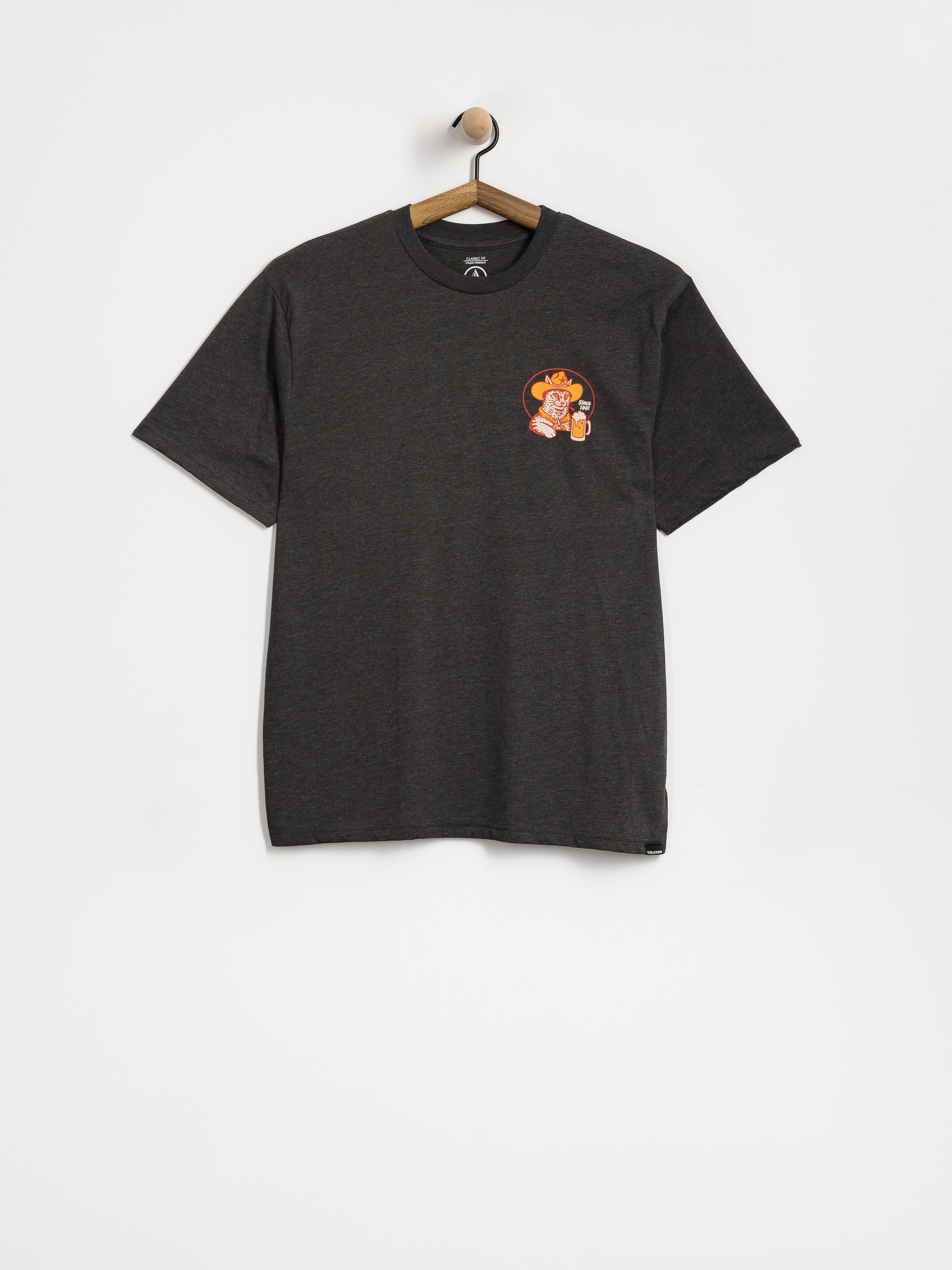 Volcom Meowdy Hth Póló (heather black)