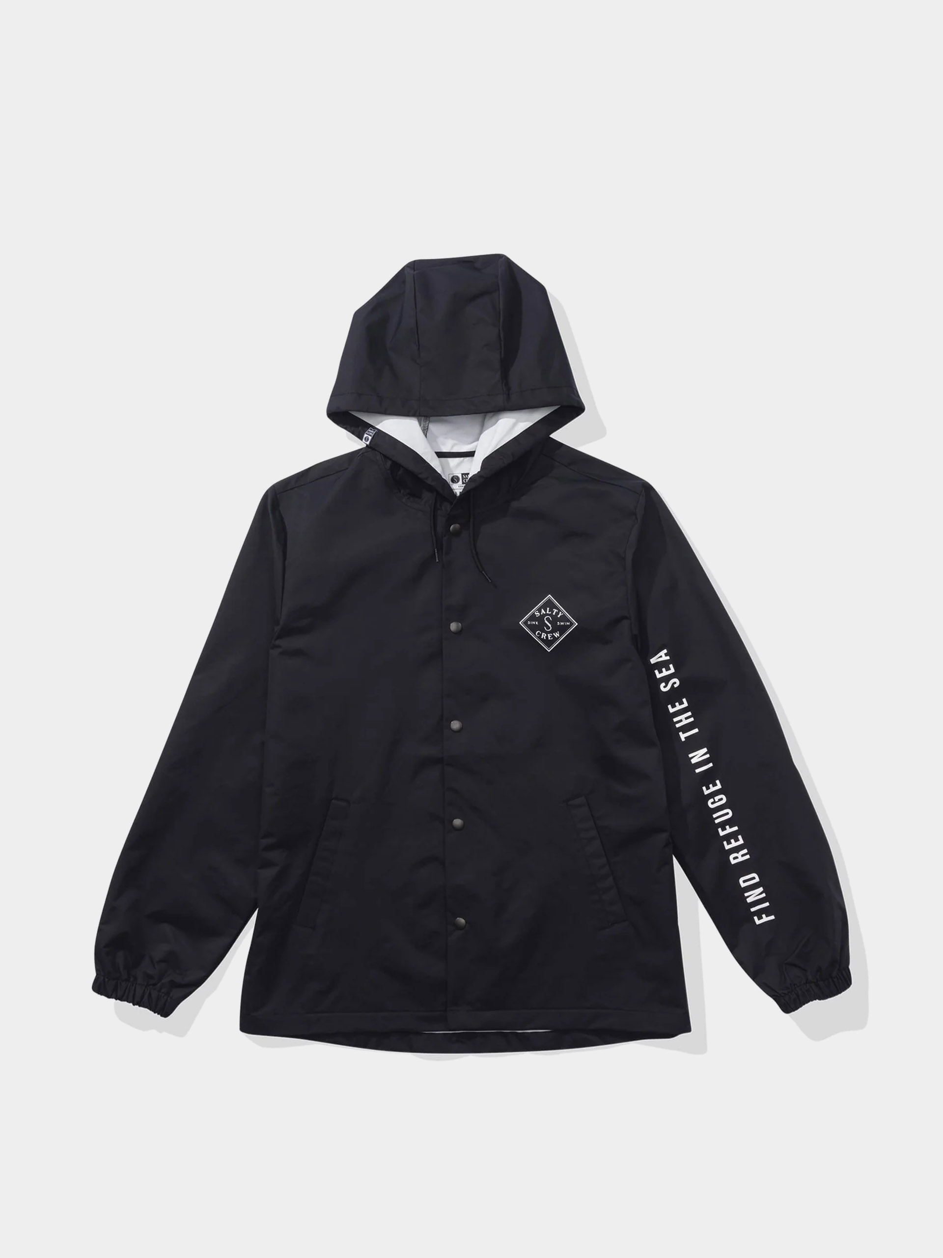 Salty Crew Tippet Snap Dzseki (black)