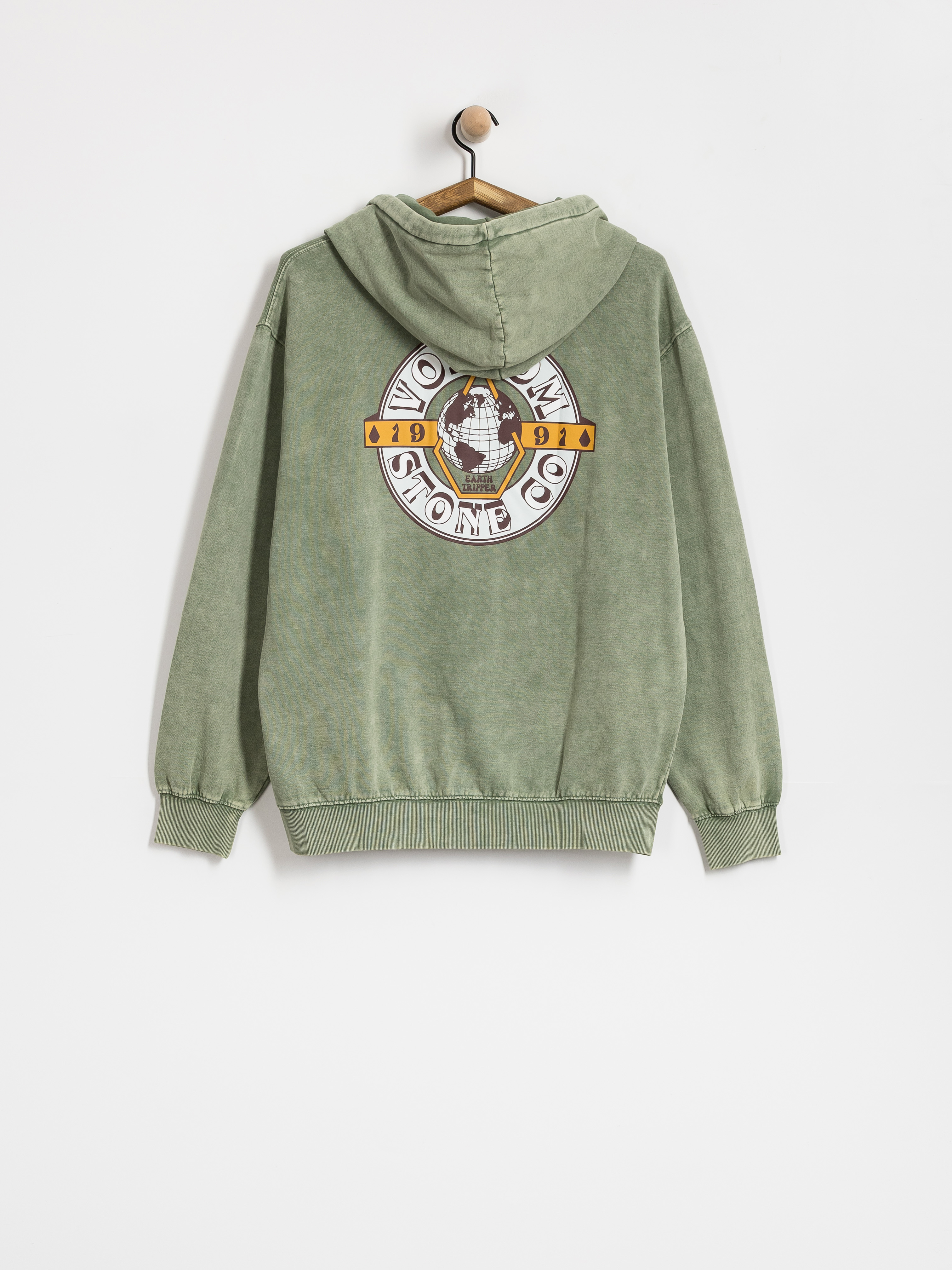 Volcom Earth Tripper HD Kapucnis pulóver (brolive)