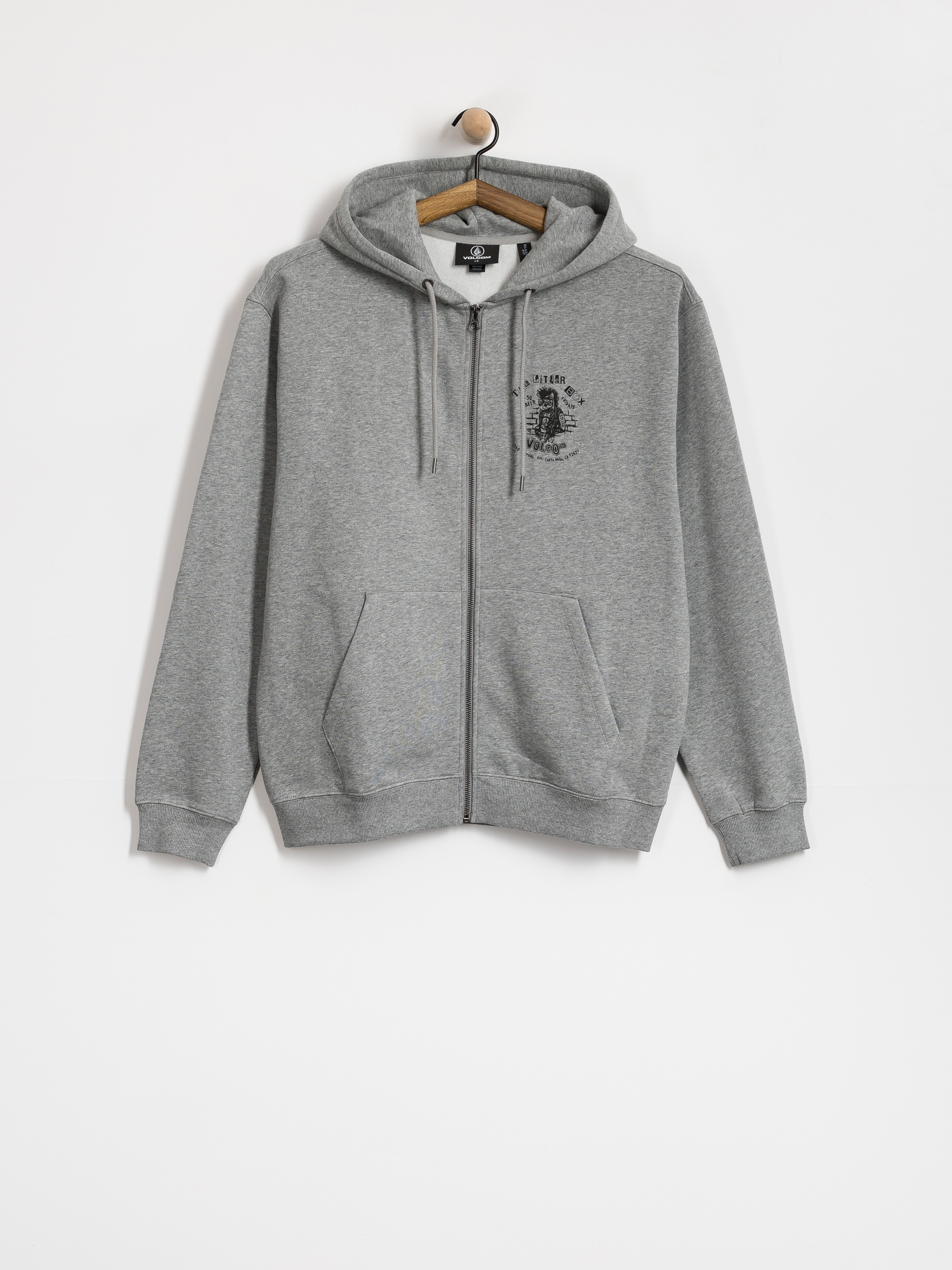 Volcom Catastrophy ZIP Pulóver (heather grey)