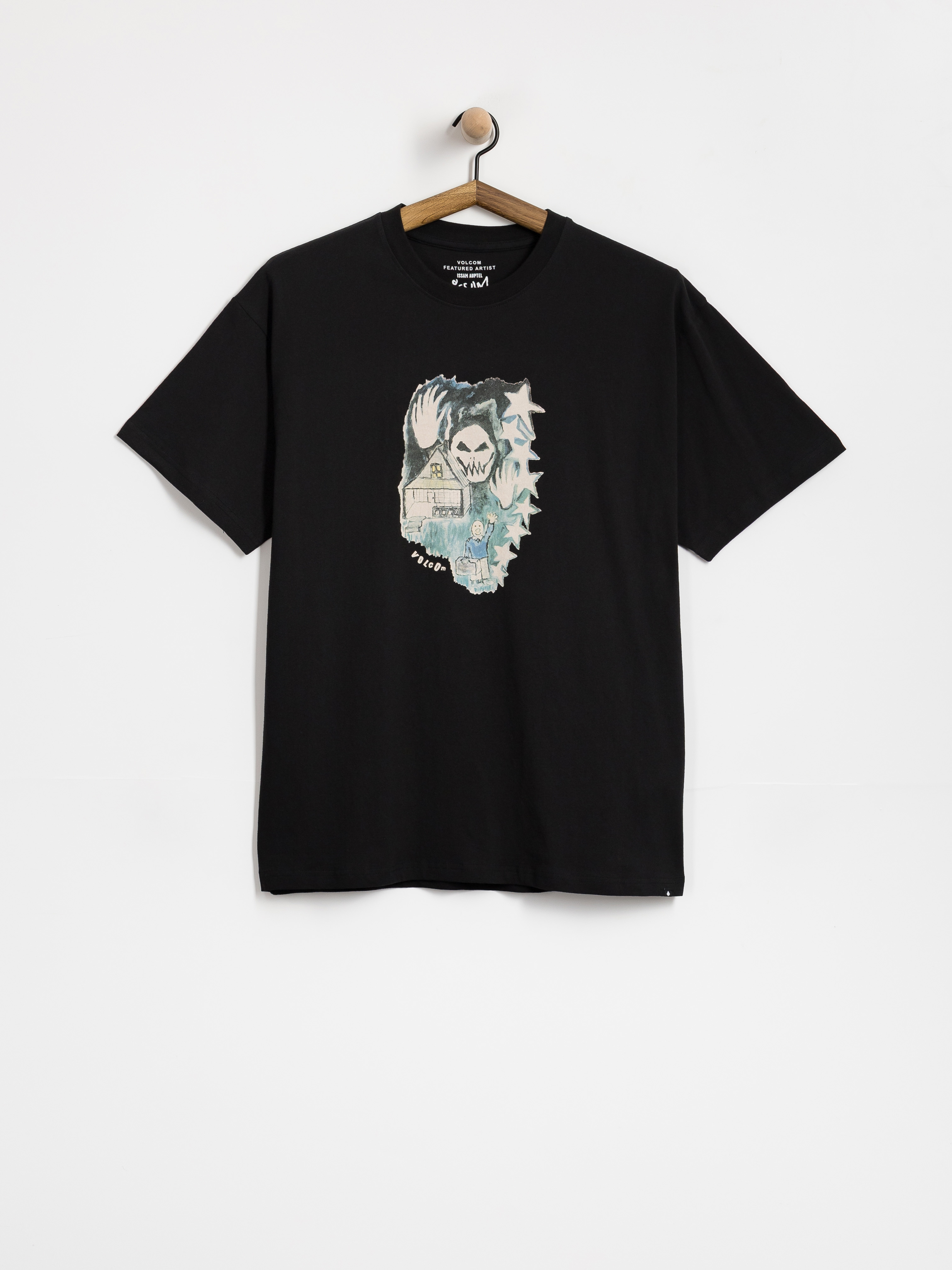 Volcom Fa Issam Auptel Lse Póló (black)