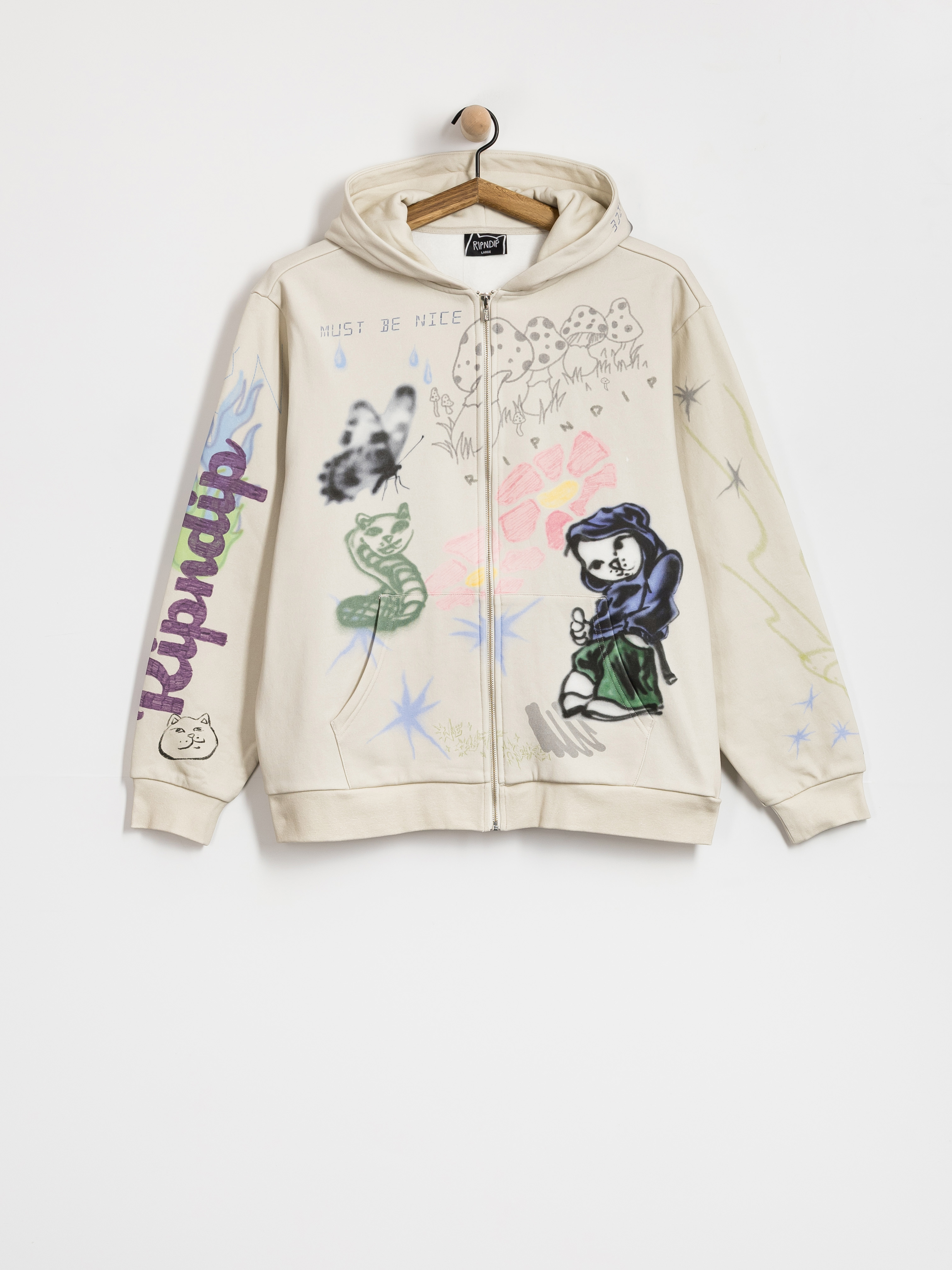 RipNDip Goosebumps ZHD Kapucnis pulóver (bone)