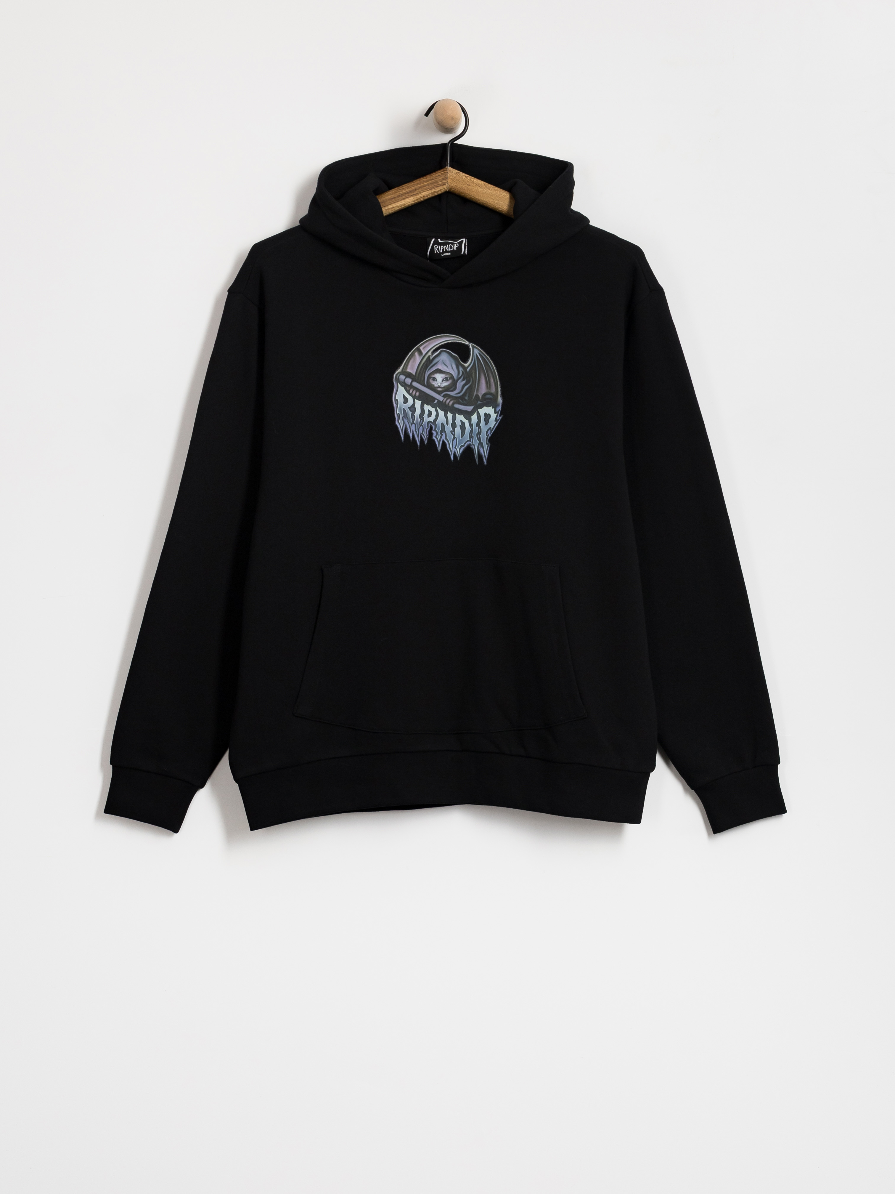 RipNDip Out Of Time HD Kapucnis pulóver (black wash)