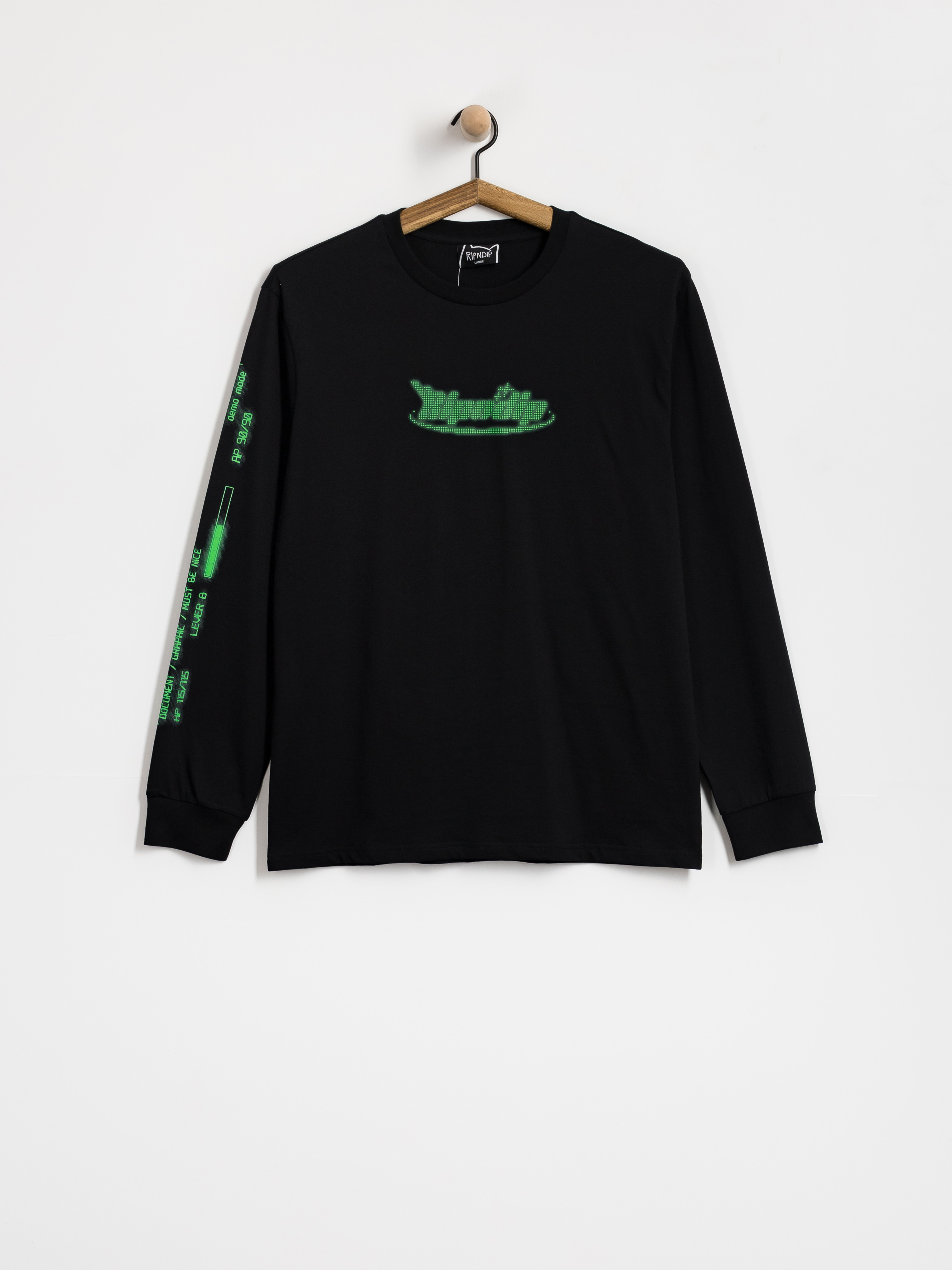 RipNDip Technologic Hosszú ujjú felső (black wash)