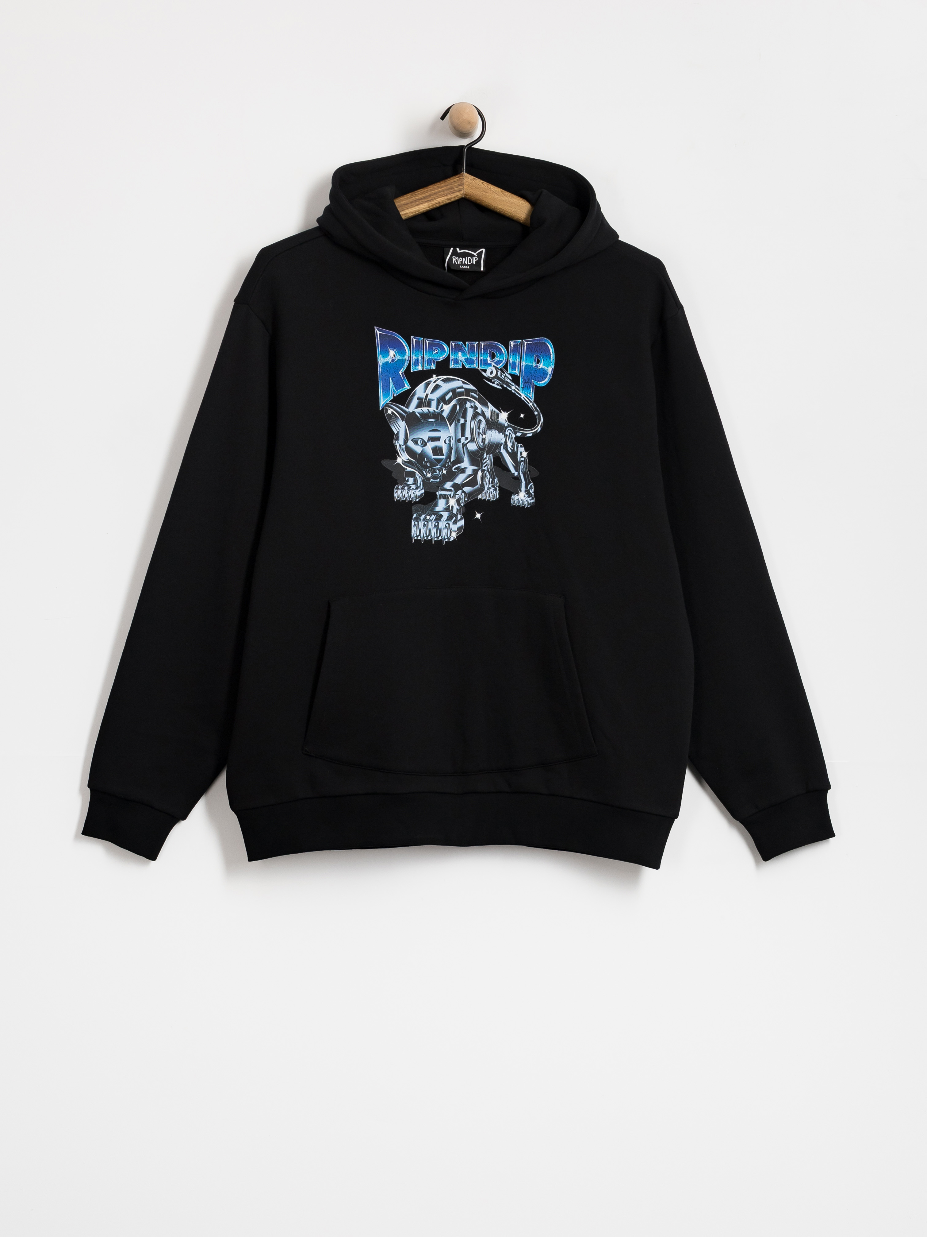 RipNDip Cyborg HD Kapucnis pulóver (black wash)