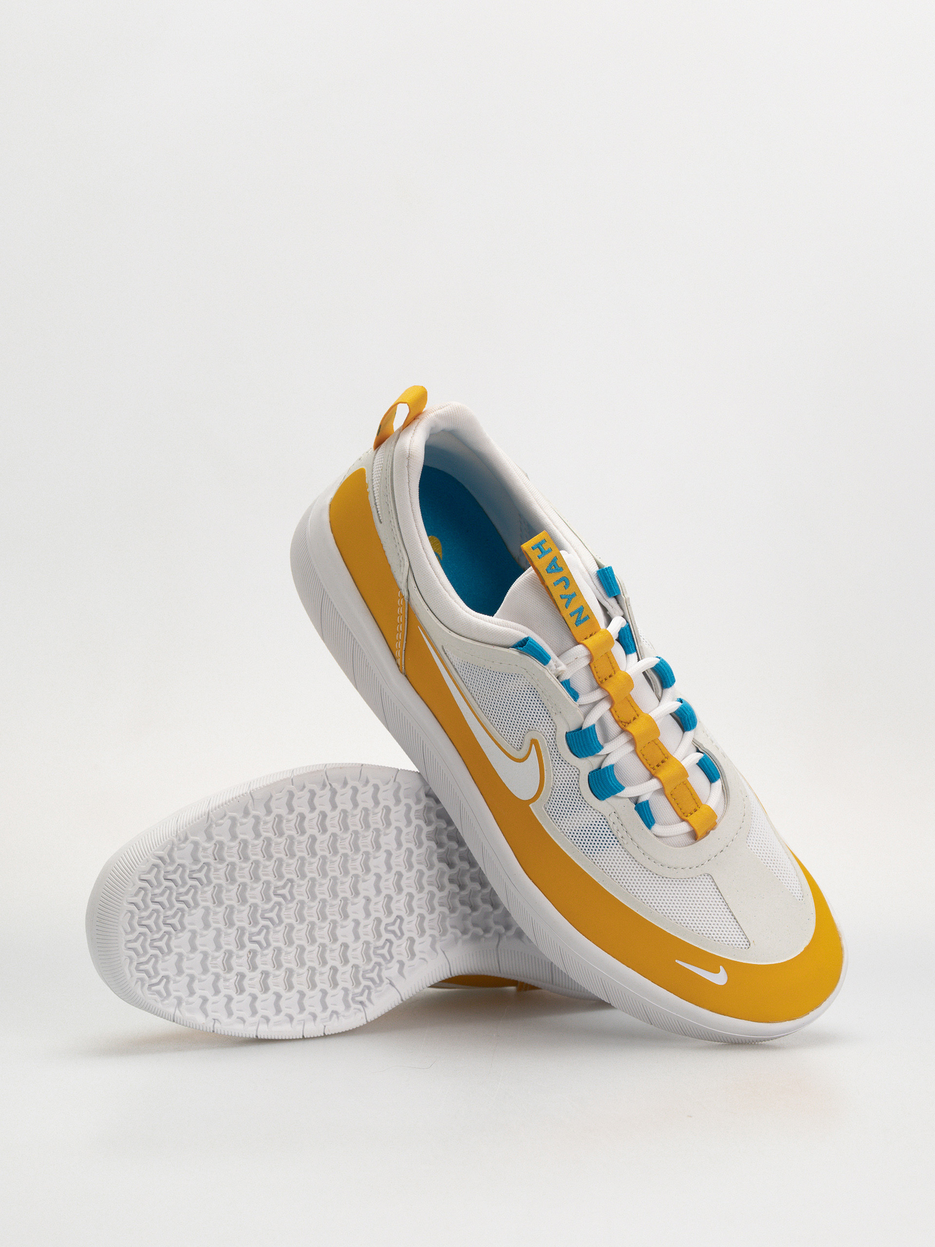 Nike SB Nyjah Free 2 Cipők (dark sulfur/white laser blue)