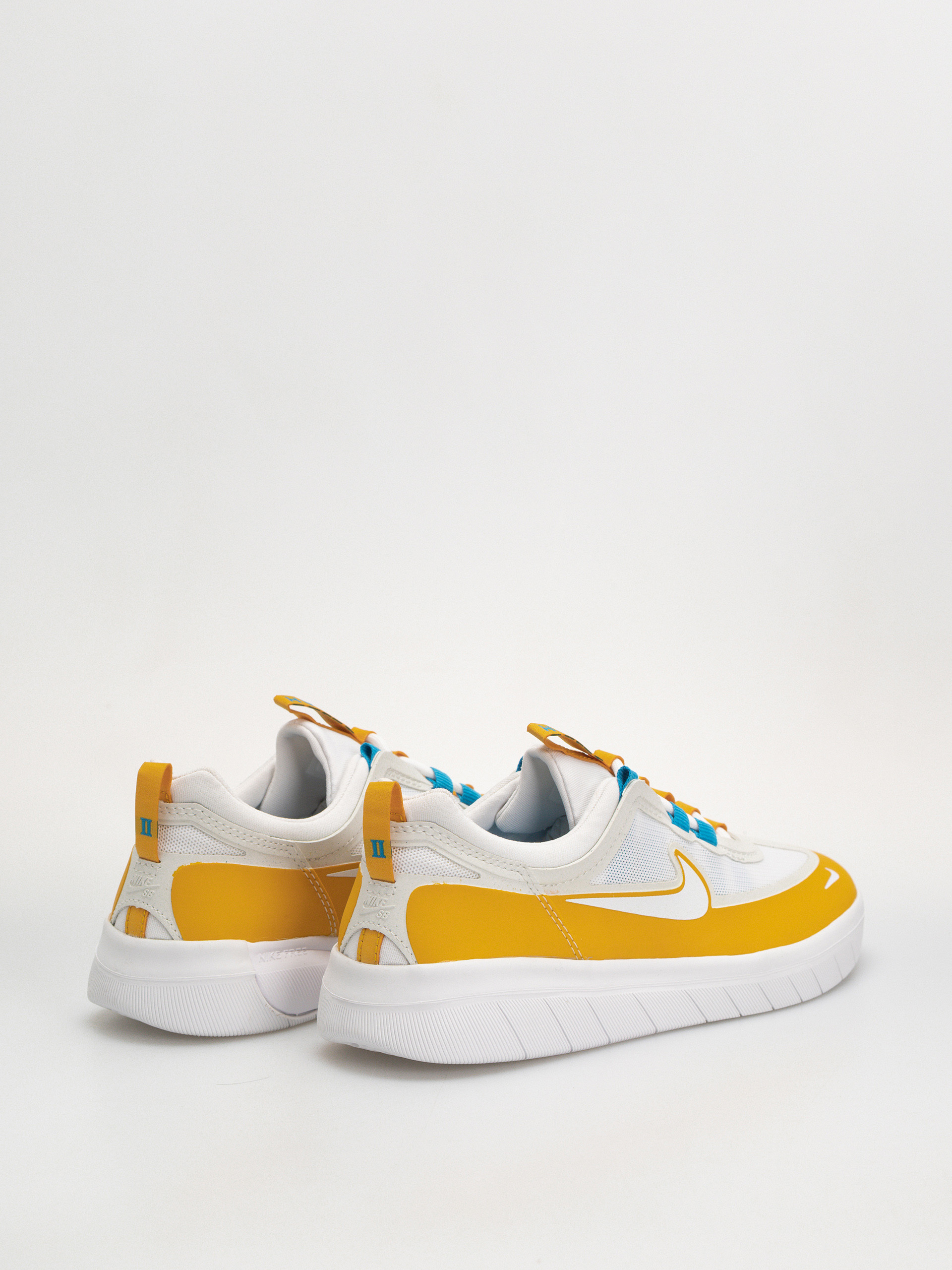 Nike SB Nyjah Free 2 Cipők (dark sulfur/white laser blue)