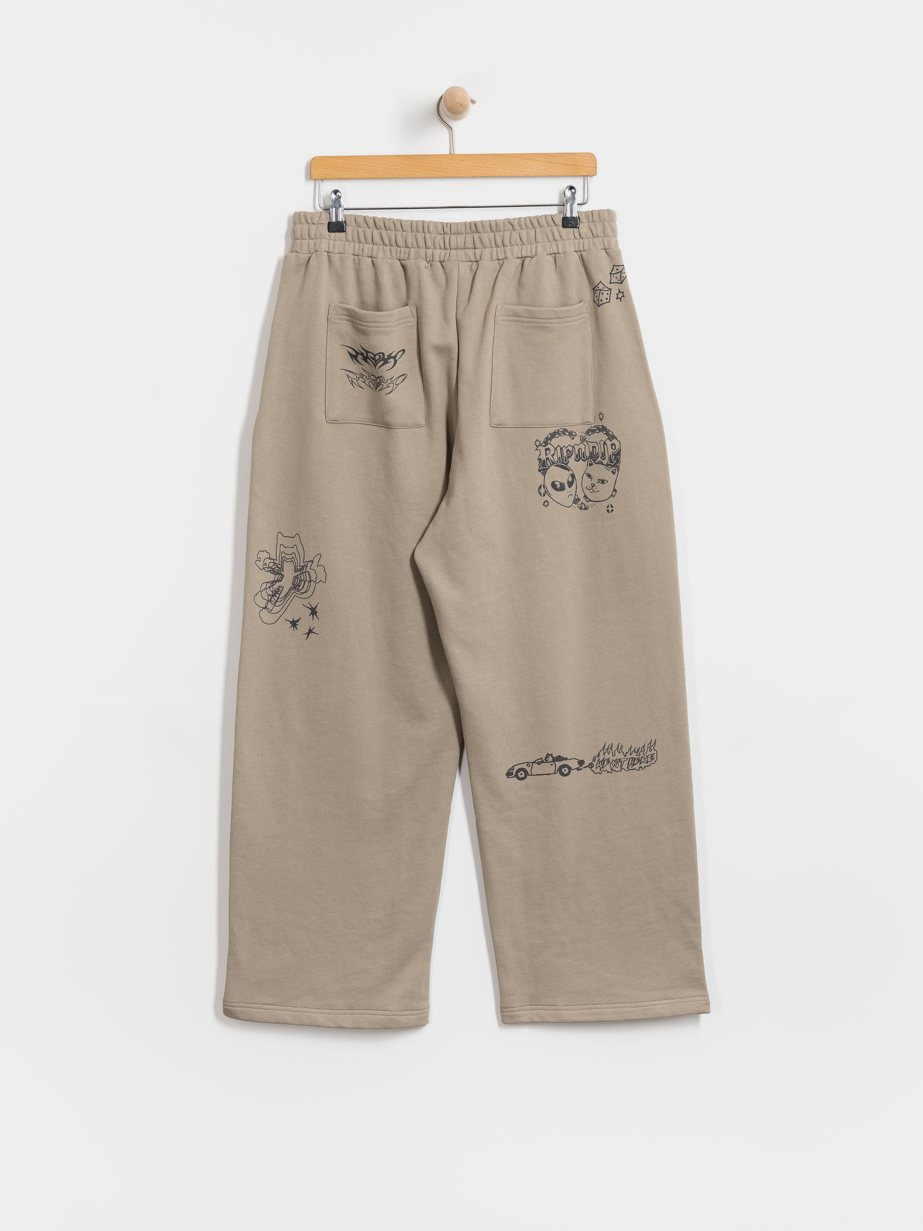 Kisnadrág RipNDip Westside Straight Leg (dark sand wash)