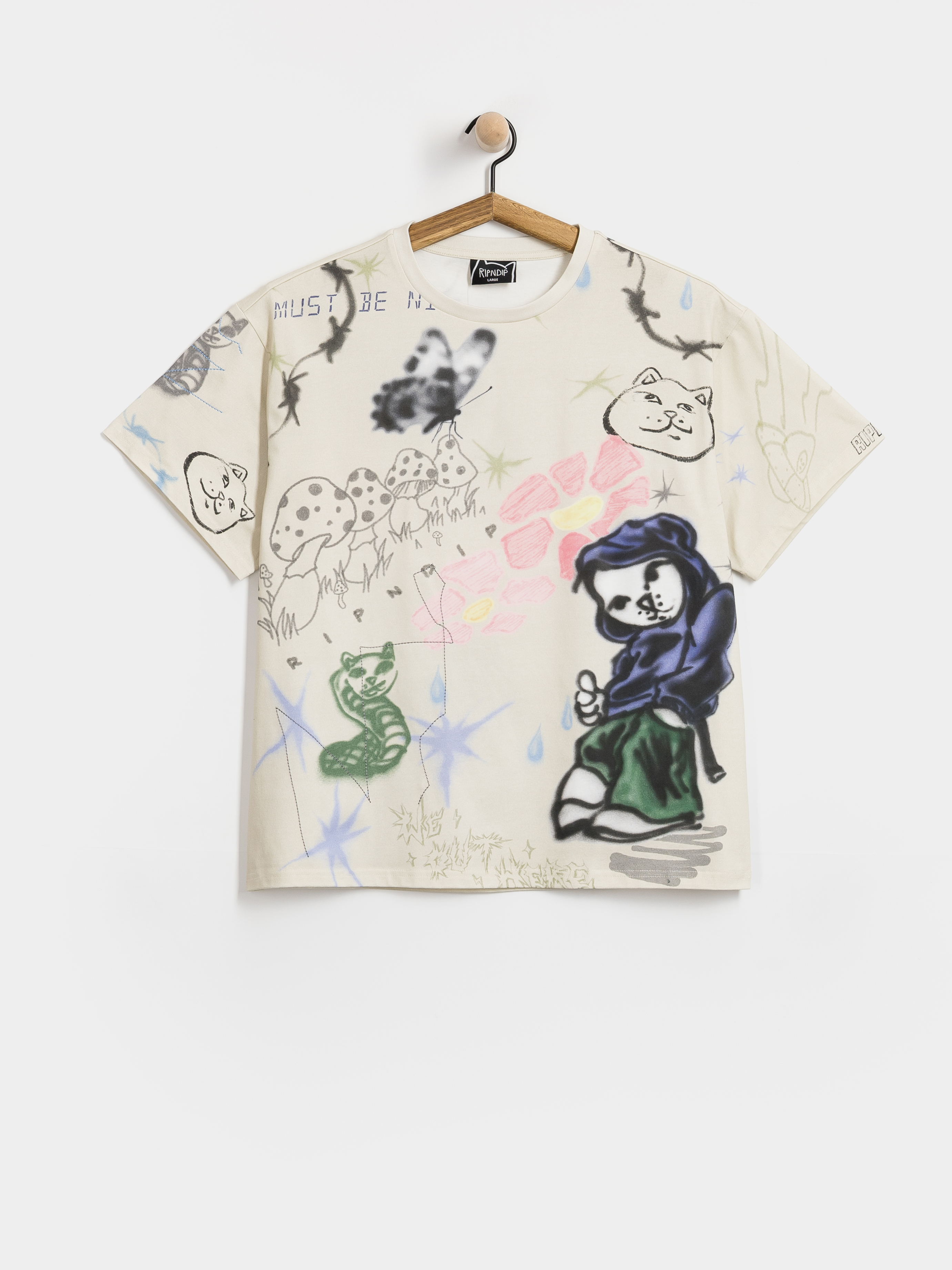 Póló RipNDip Goosebumps (bone)