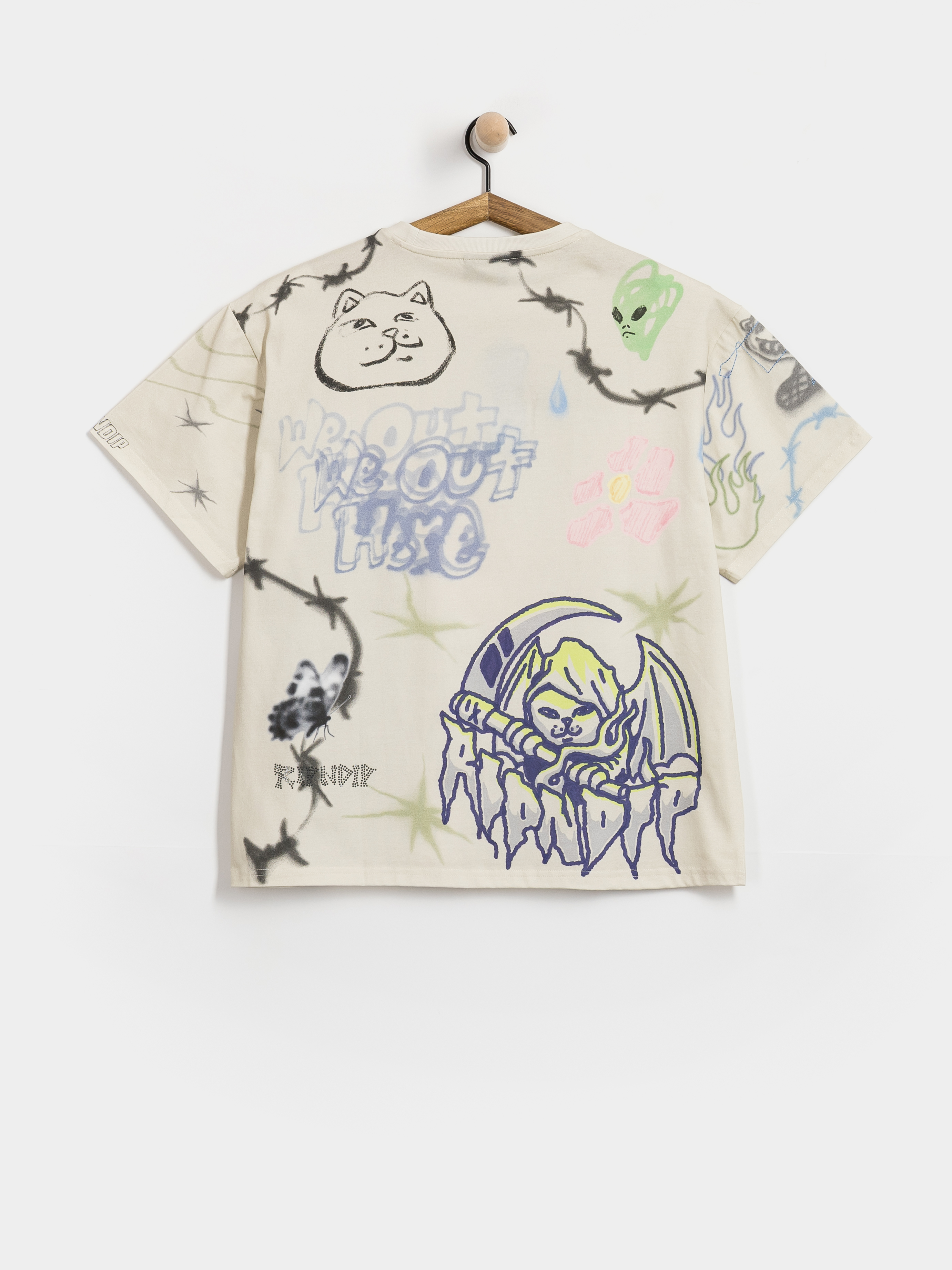 Póló RipNDip Goosebumps (bone)