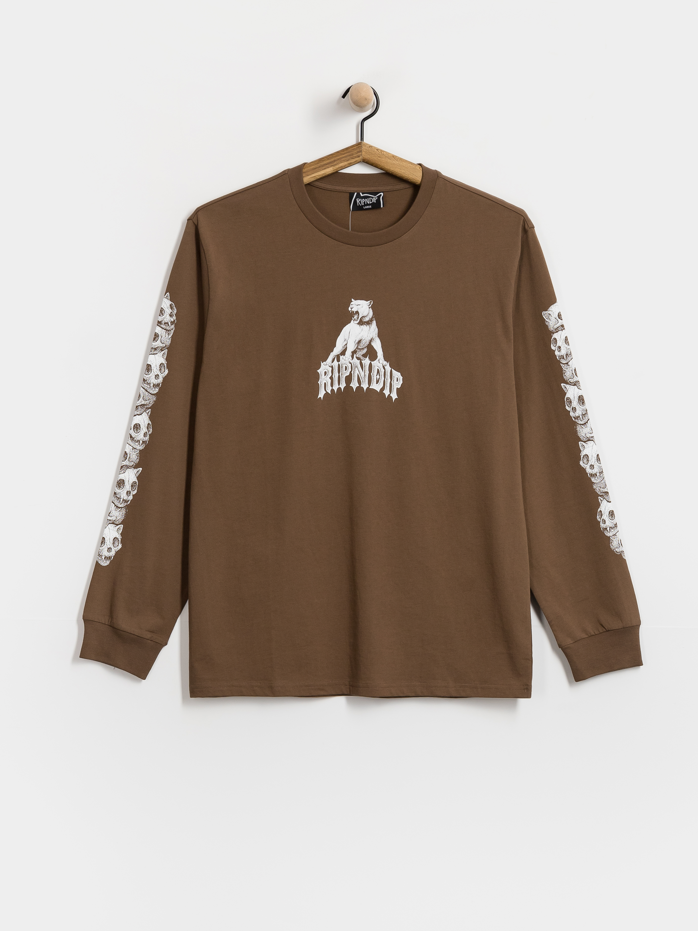 Hosszú ujjú felső RipNDip Wasteland (brown)
