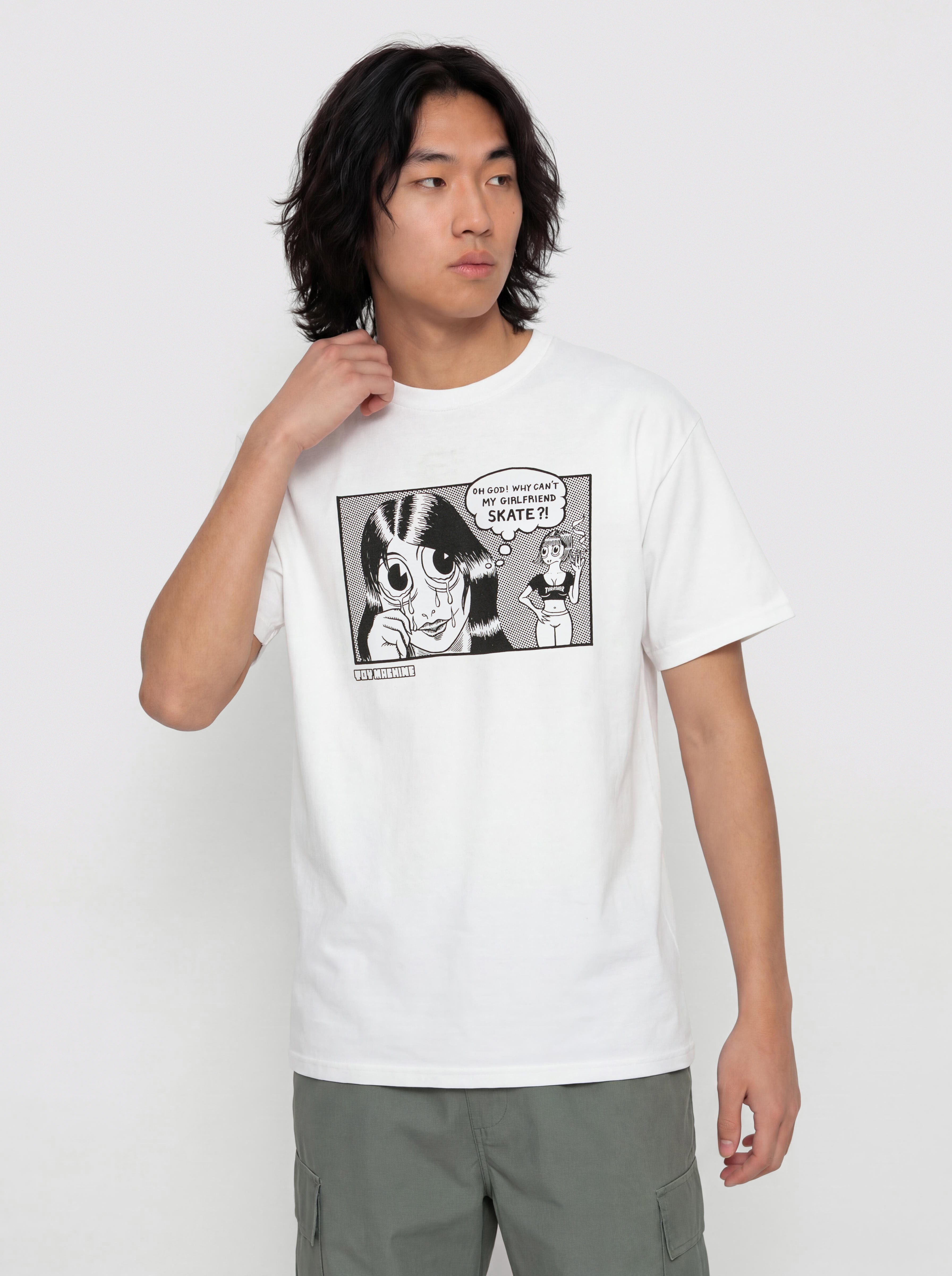 Thrasher X Toy Machine Girlfriend Pu00f3lu00f3 (white)