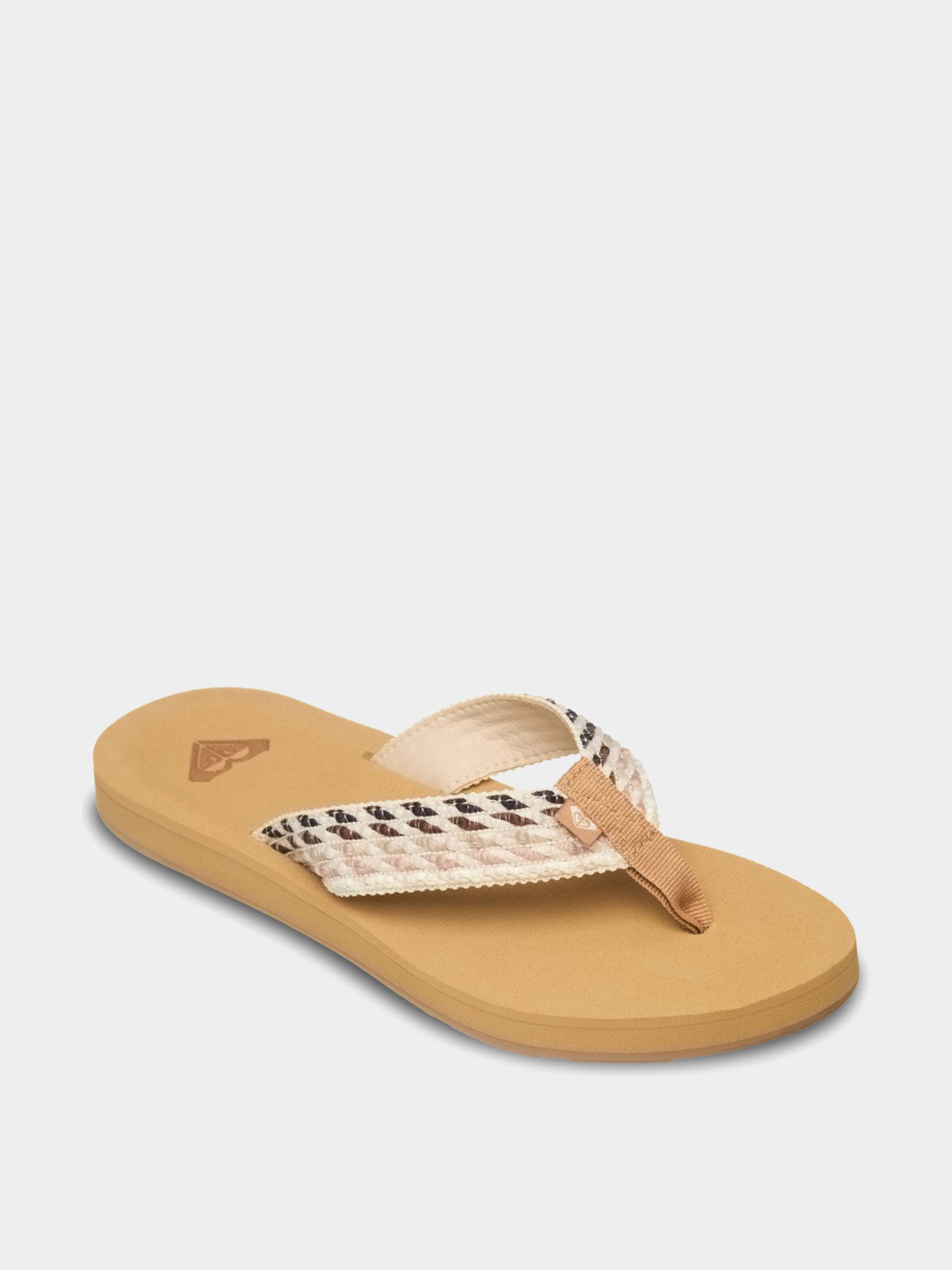 Flip-flop papucsok Roxy Porto Rope Wmn (light brown/brown)