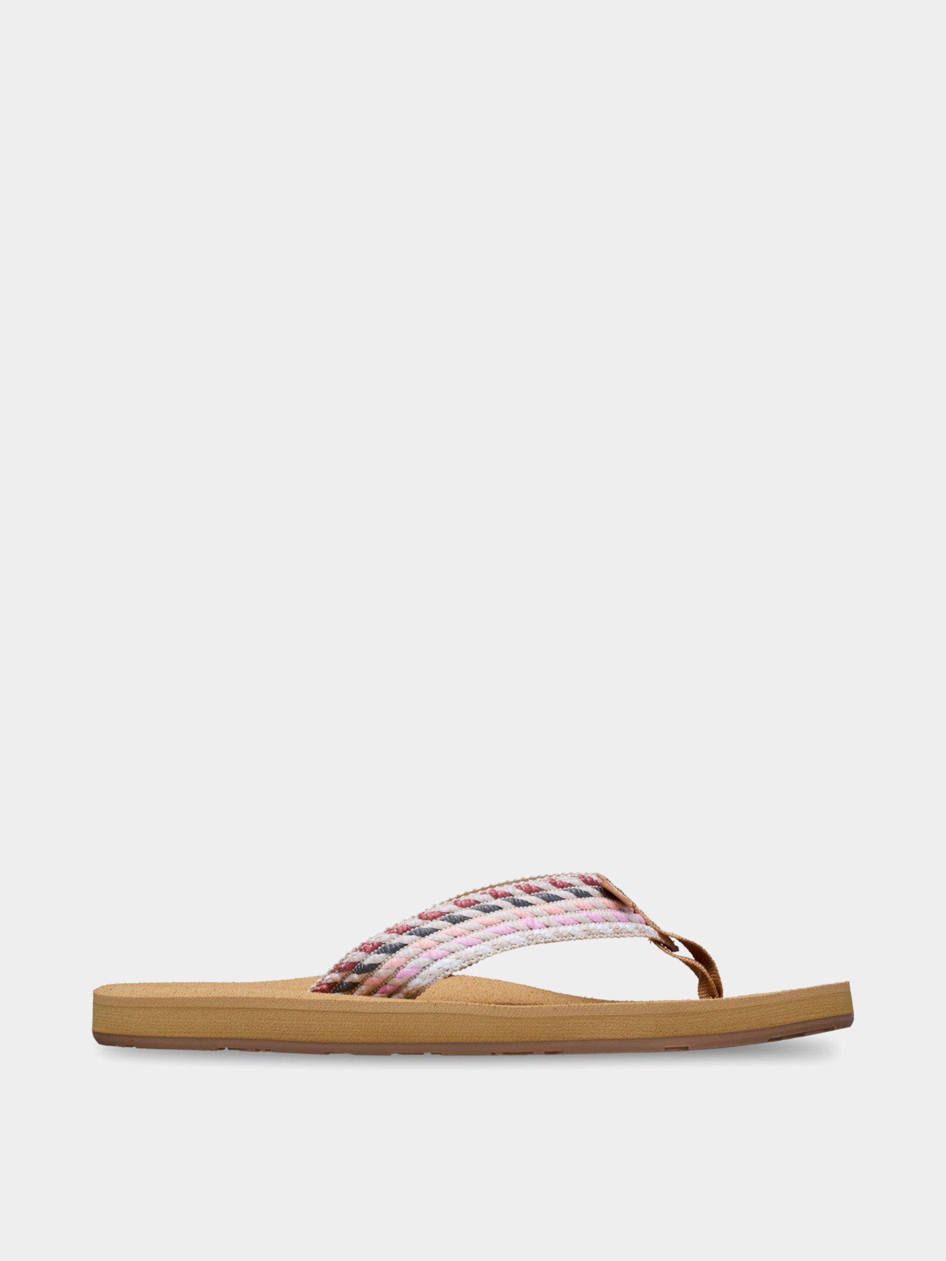 Flip-flop papucsok Roxy Porto Rope Wmn (natural/crazy pink)