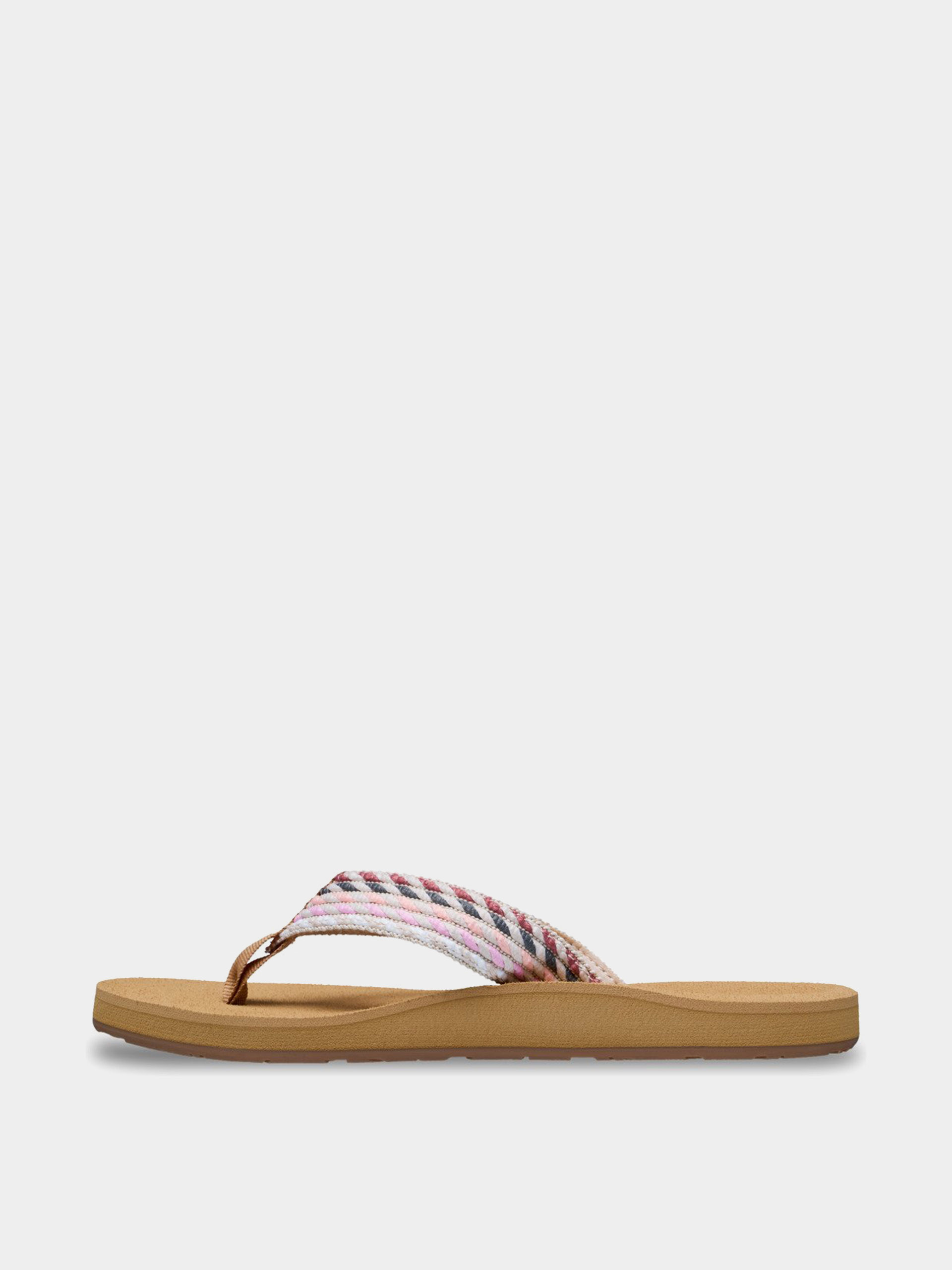 Flip-flop papucsok Roxy Porto Rope Wmn (natural/crazy pink)