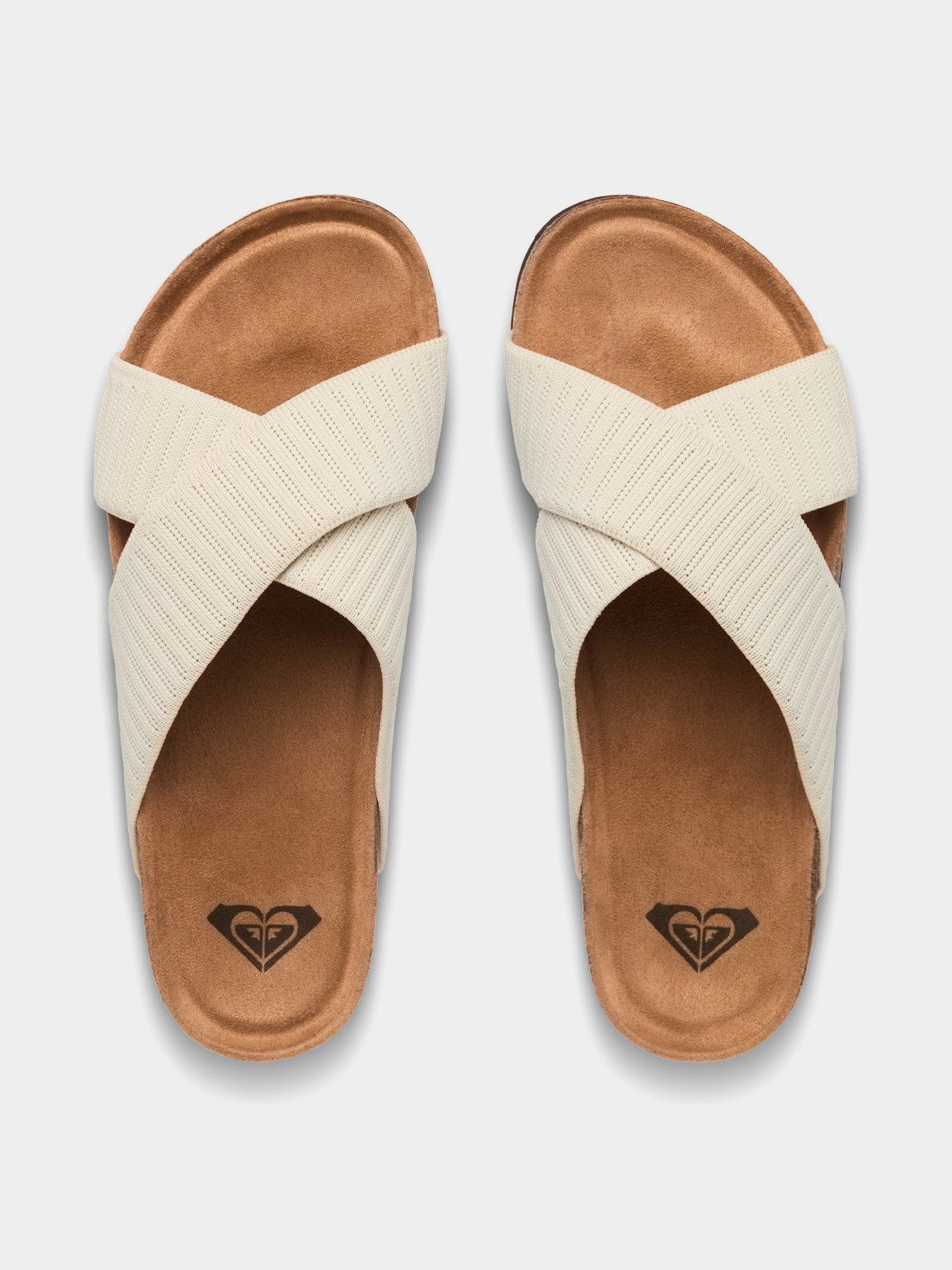 Flip-flop papucsok Roxy Mannae Crossed Wmn (taupe)