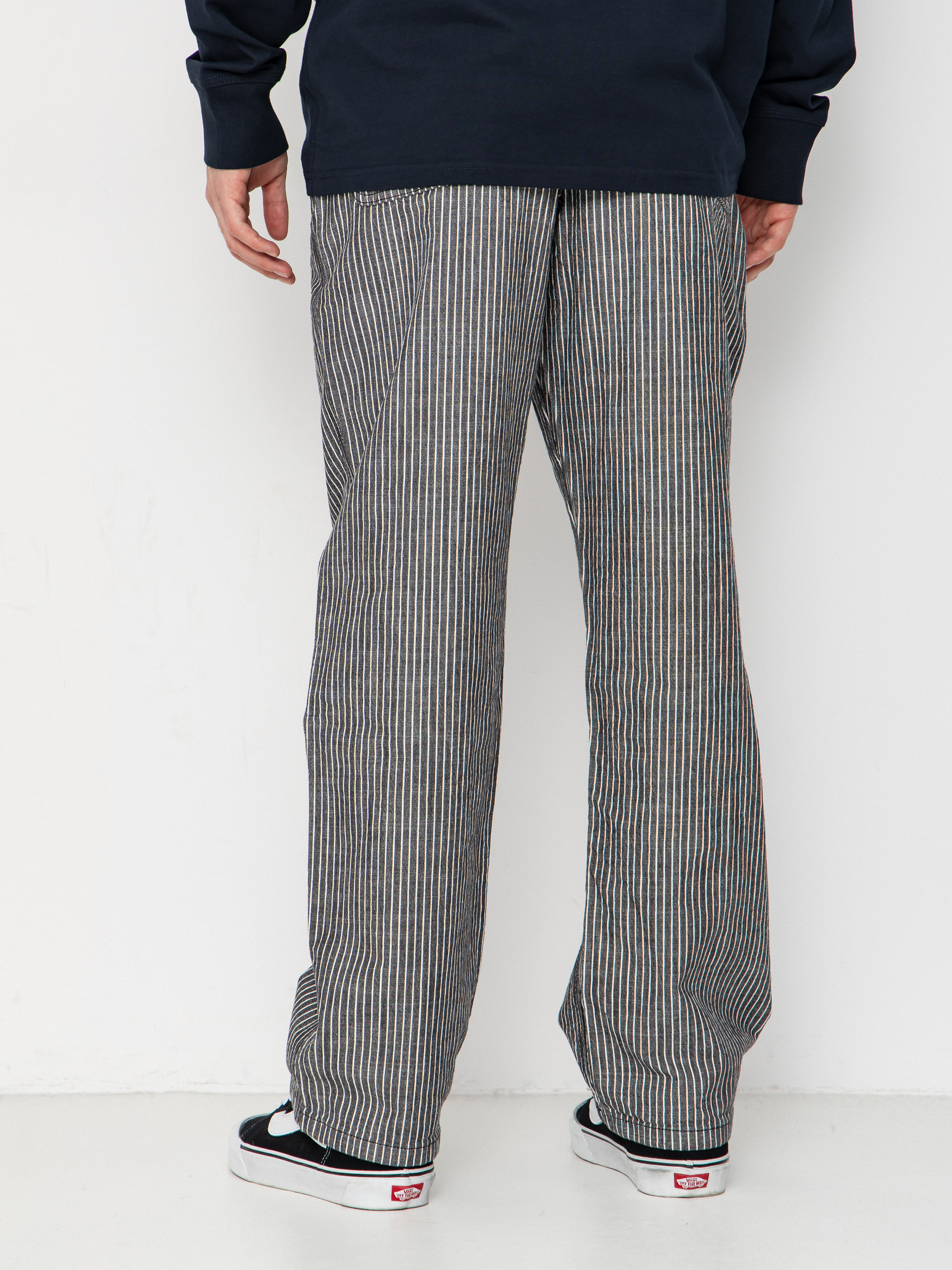 Vans Chore Loose Stripe Denim Kisnadrág (black/white)
