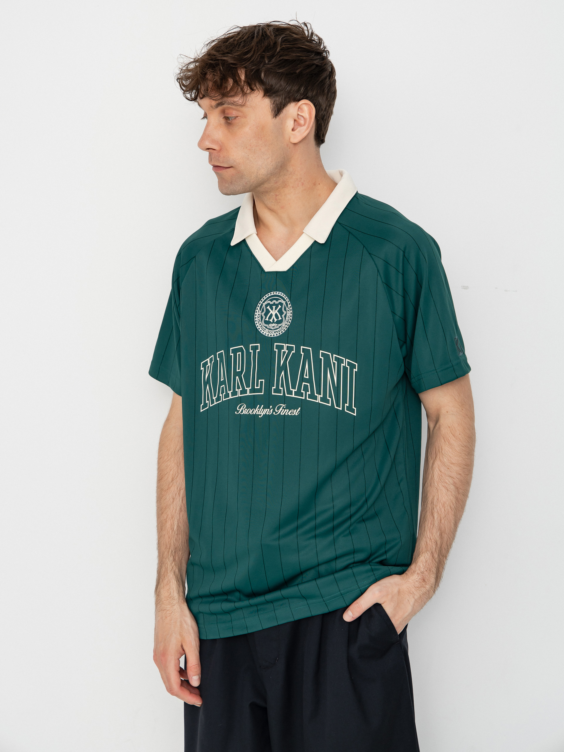 Karl Kani Heritage Emblem Shadow Pinstripe Soccer Póló