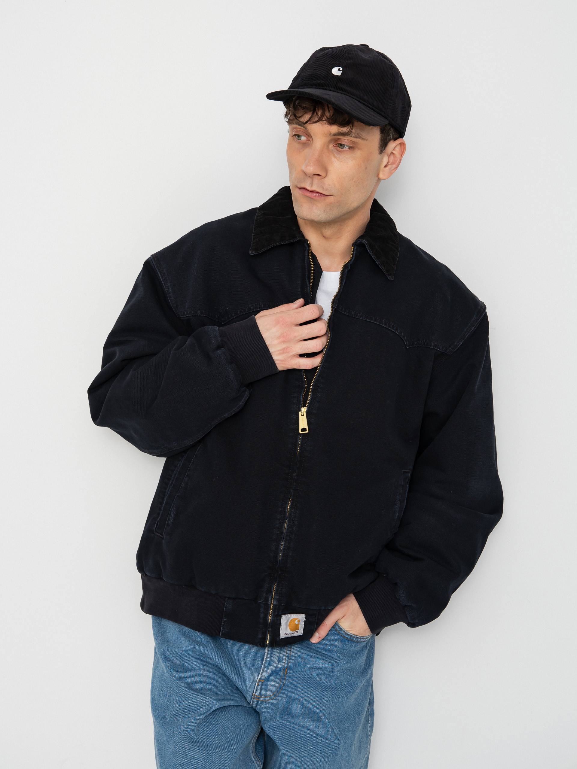 Carhartt WIP OG Santa Fe Dzseki (black/black)