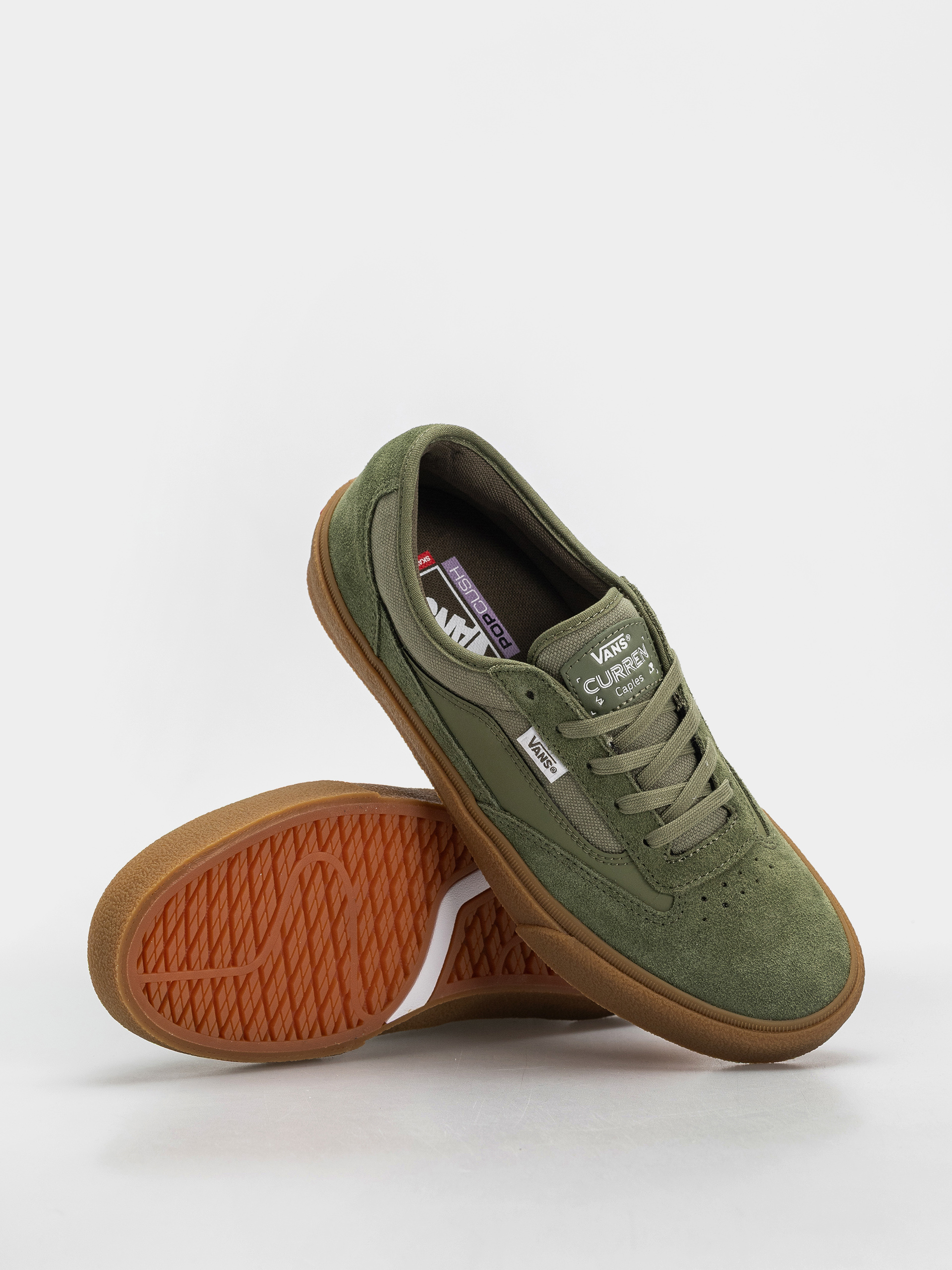 Vans Skate Curren Caples Cipők (green/gum)