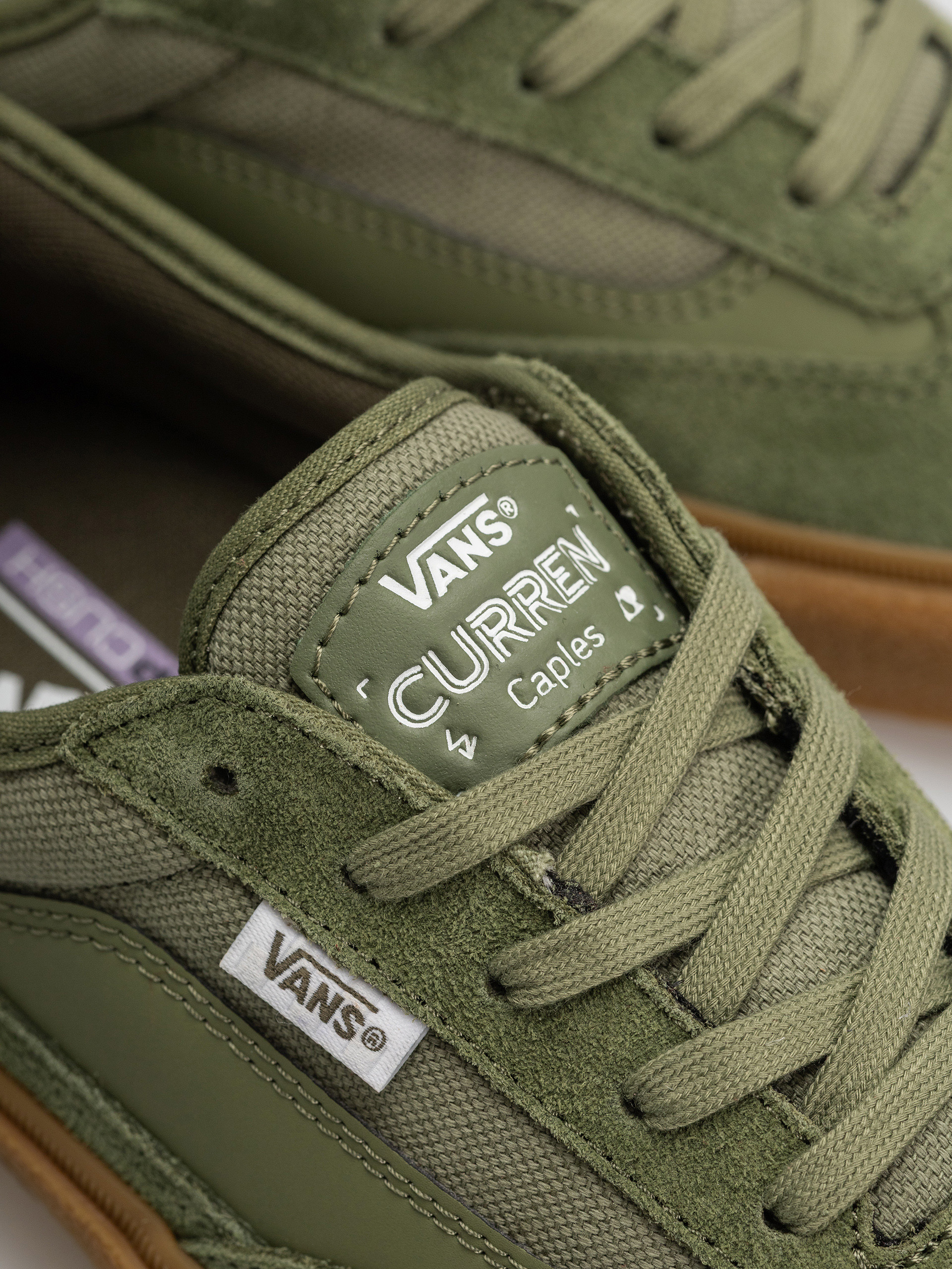 Vans Skate Curren Caples Cipők (green/gum)