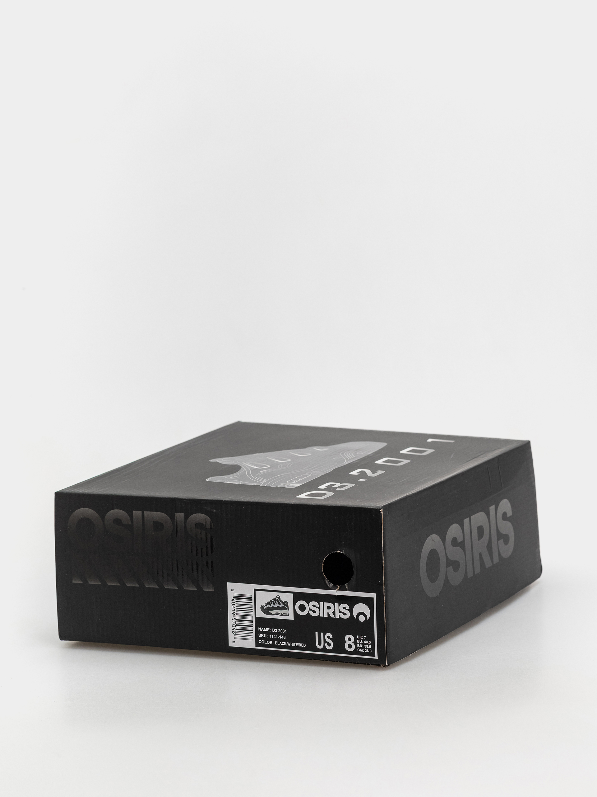 Cipők Osiris D3 2001 (black/white/red)