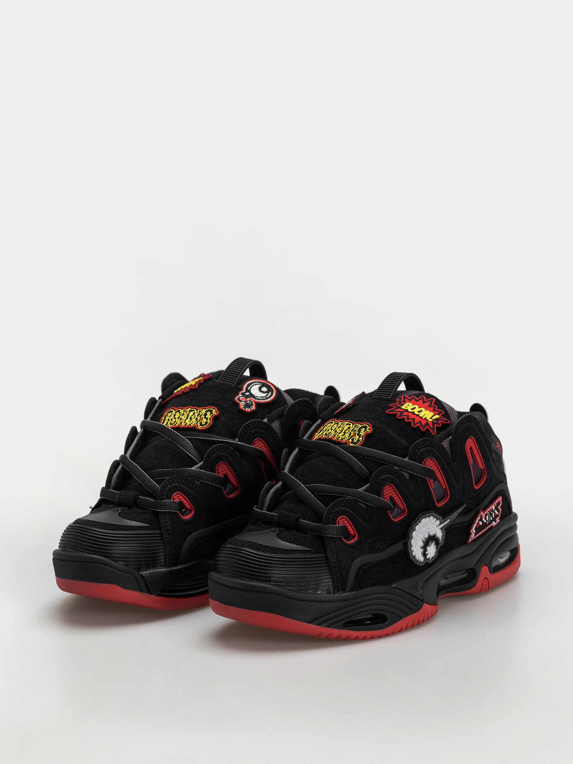 Cipők Osiris D3 2001 (black/red/velcro)