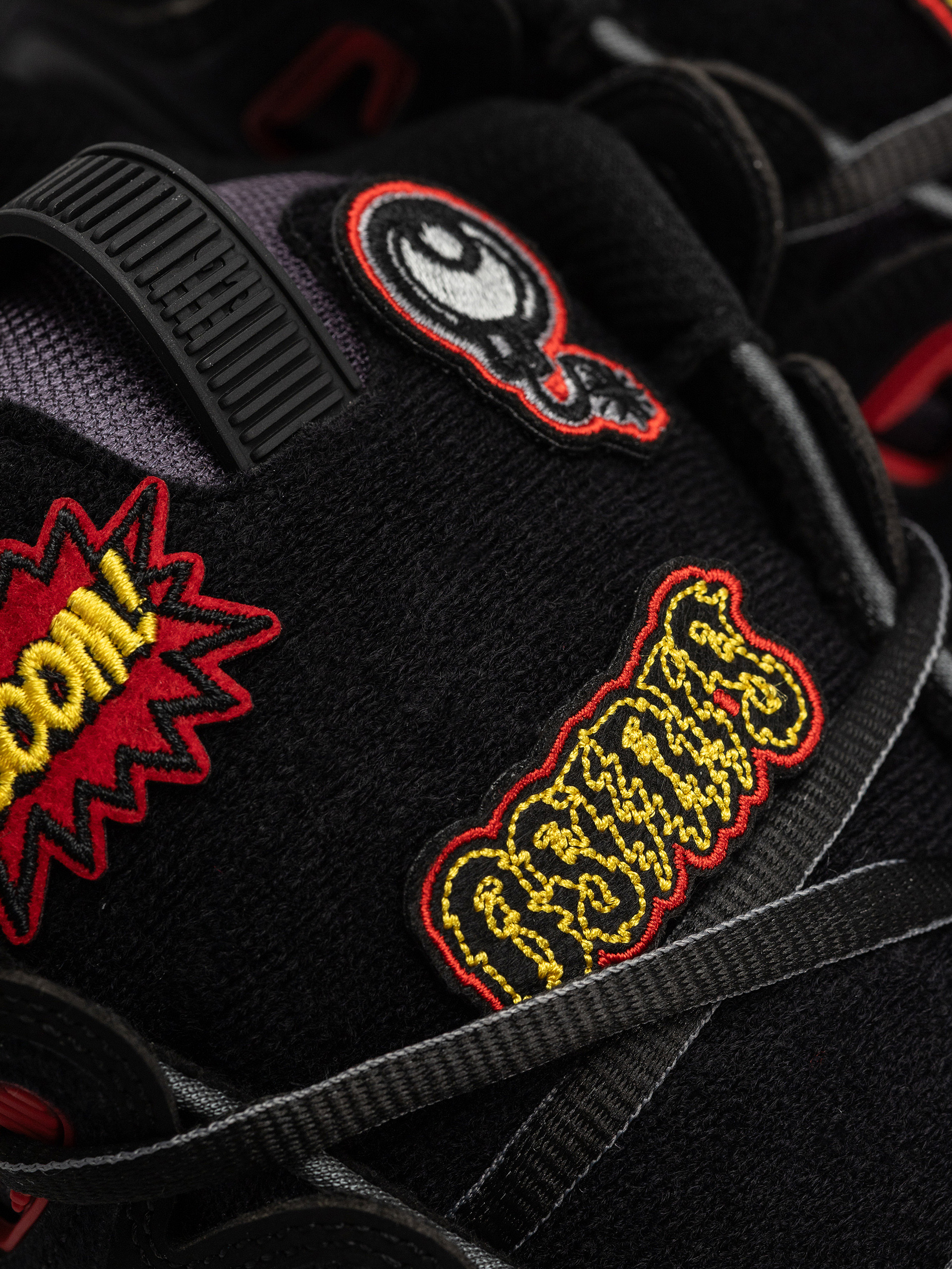 Cipők Osiris D3 2001 (black/red/velcro)