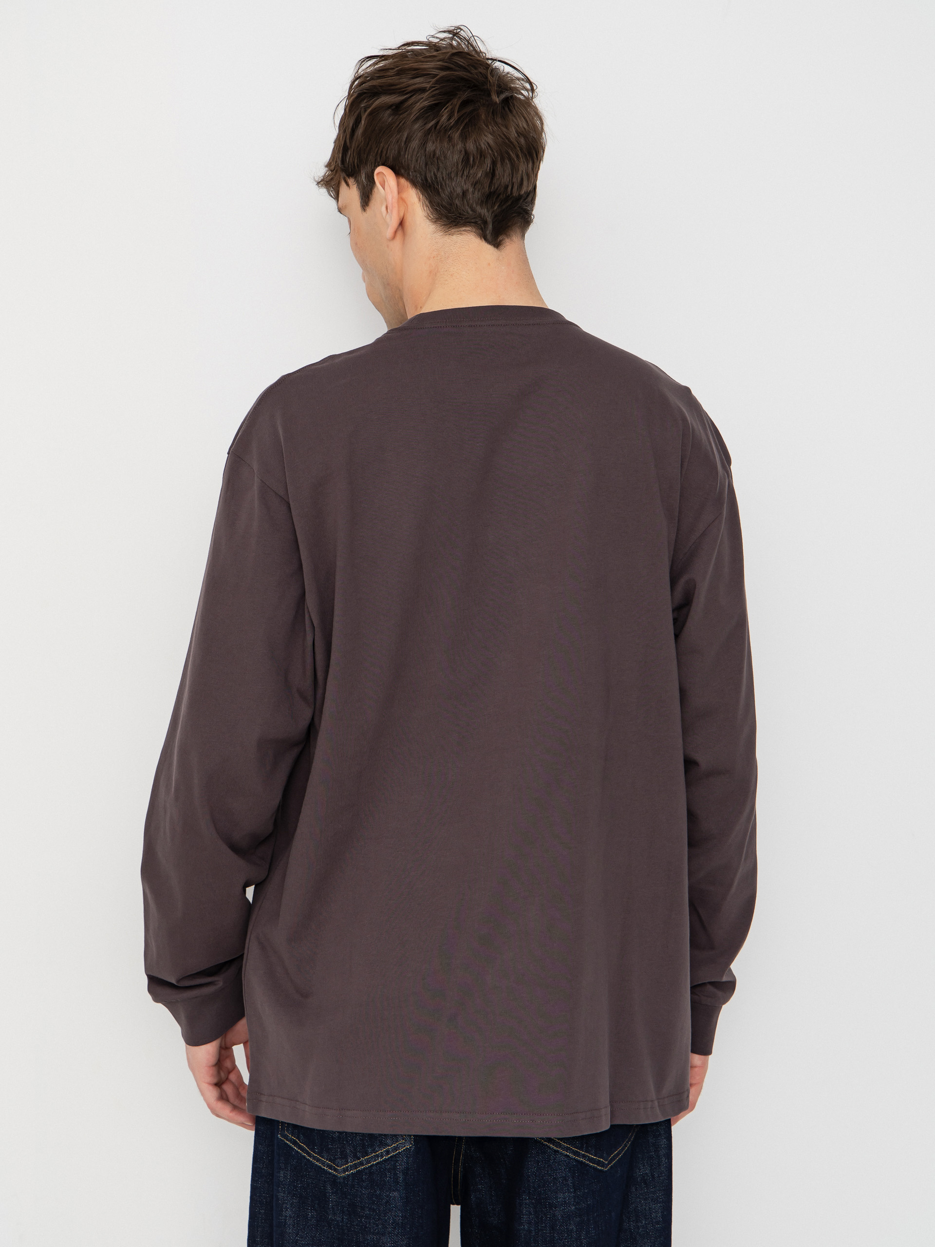 Hosszú ujjú felső Carhartt WIP Chase (shale/gold)