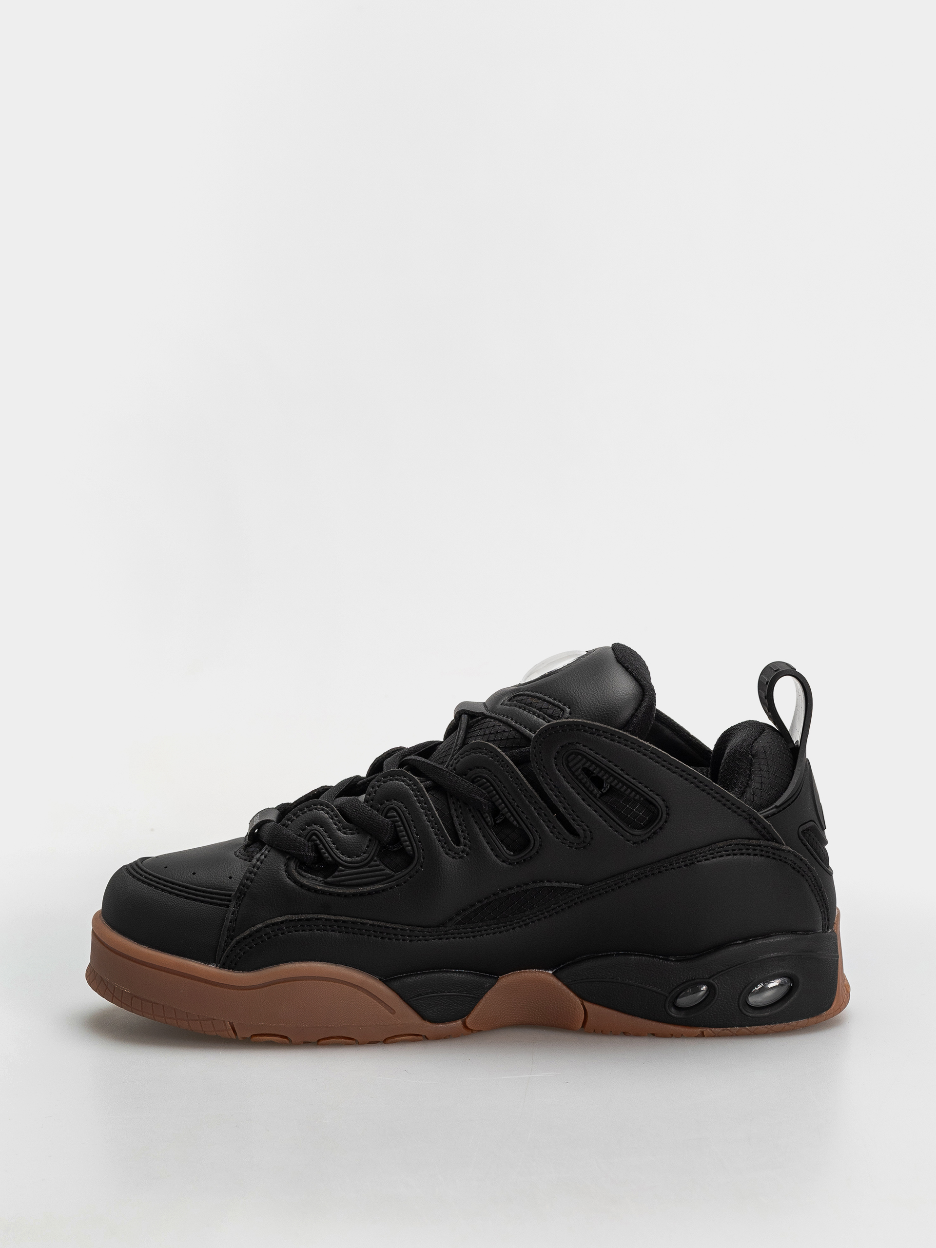 Osiris D3 E Cipők (black/black/gum)