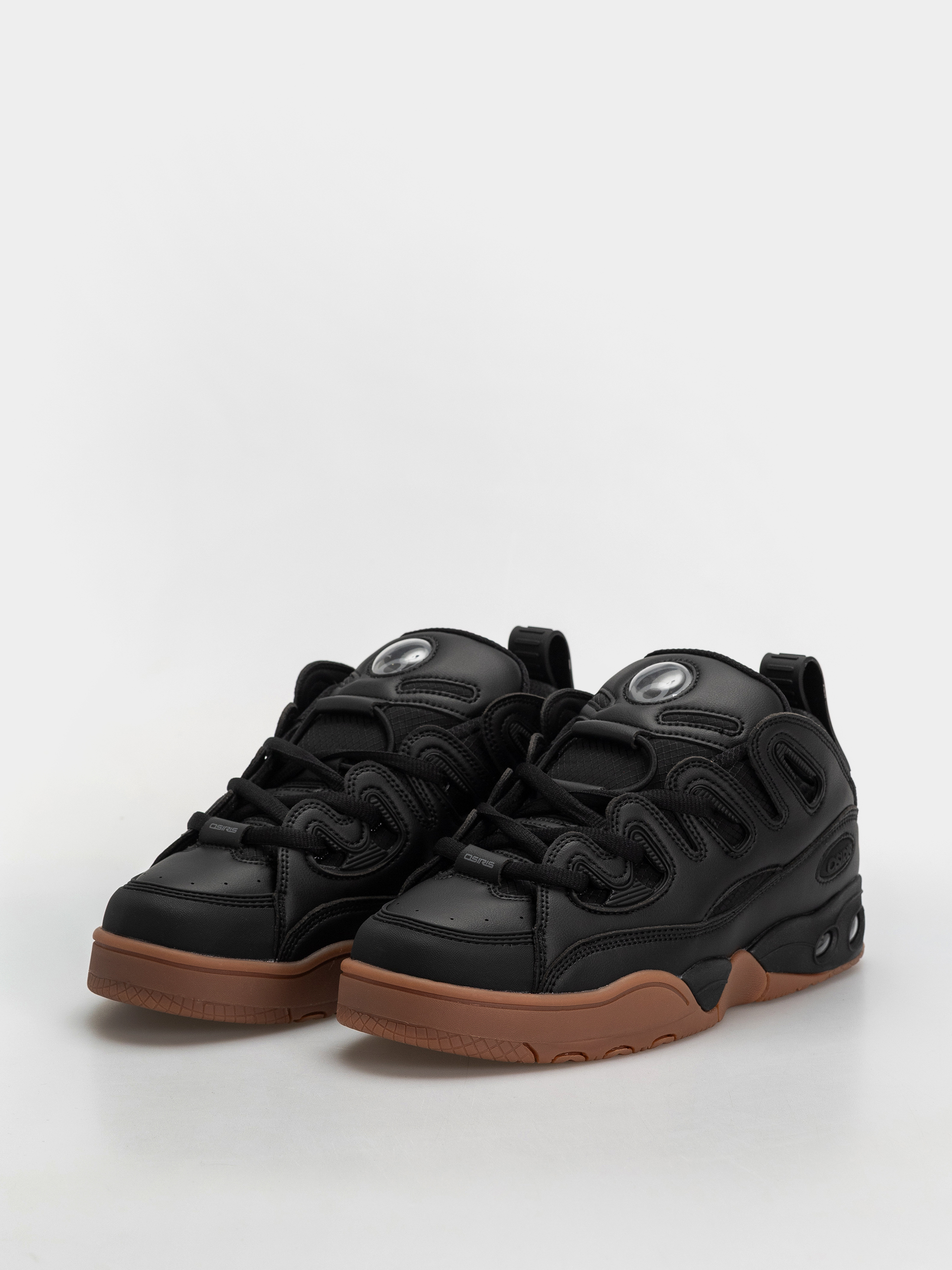 Osiris D3 E Cipők (black/black/gum)