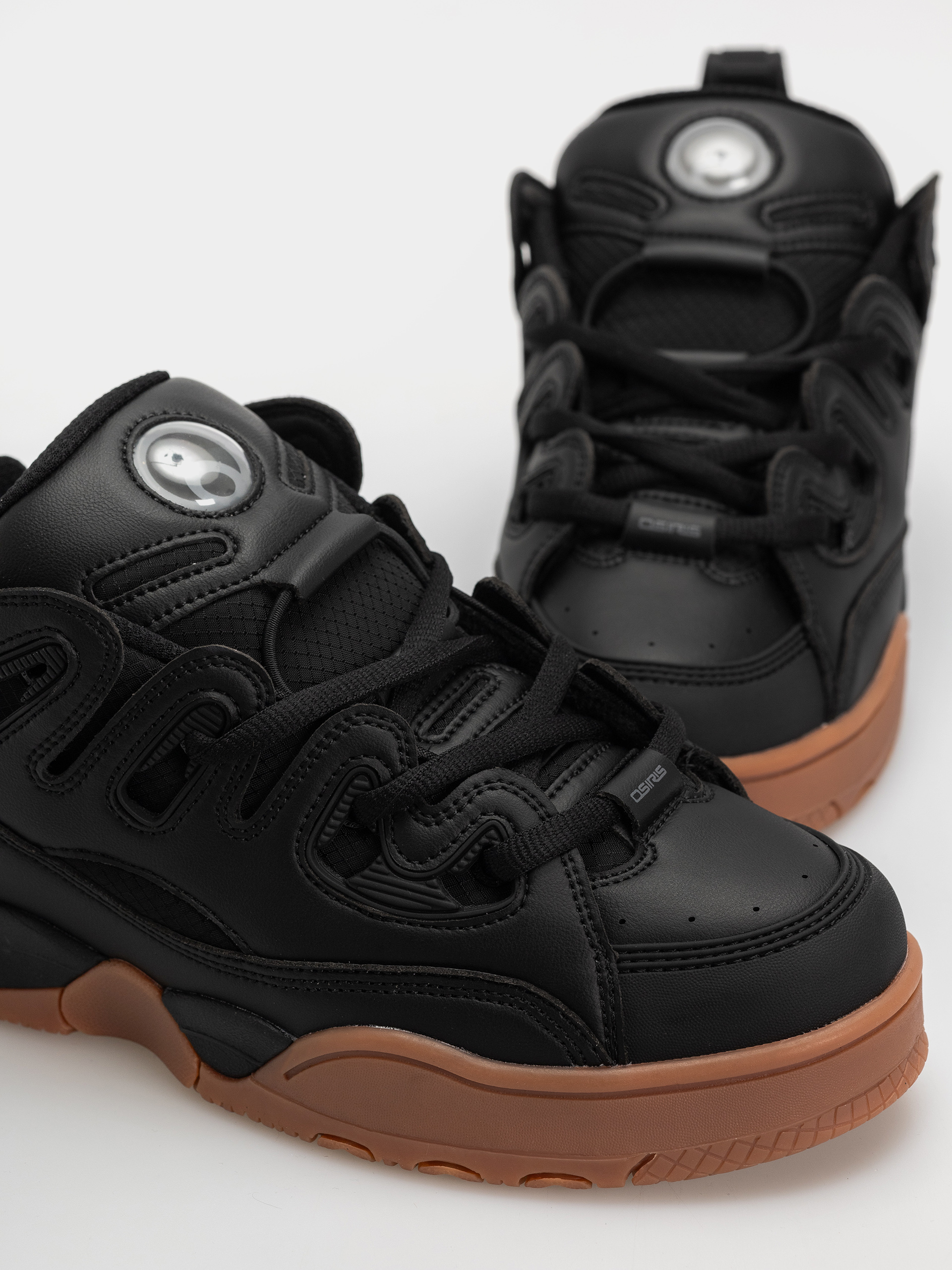 Osiris D3 E Cipők (black/black/gum)
