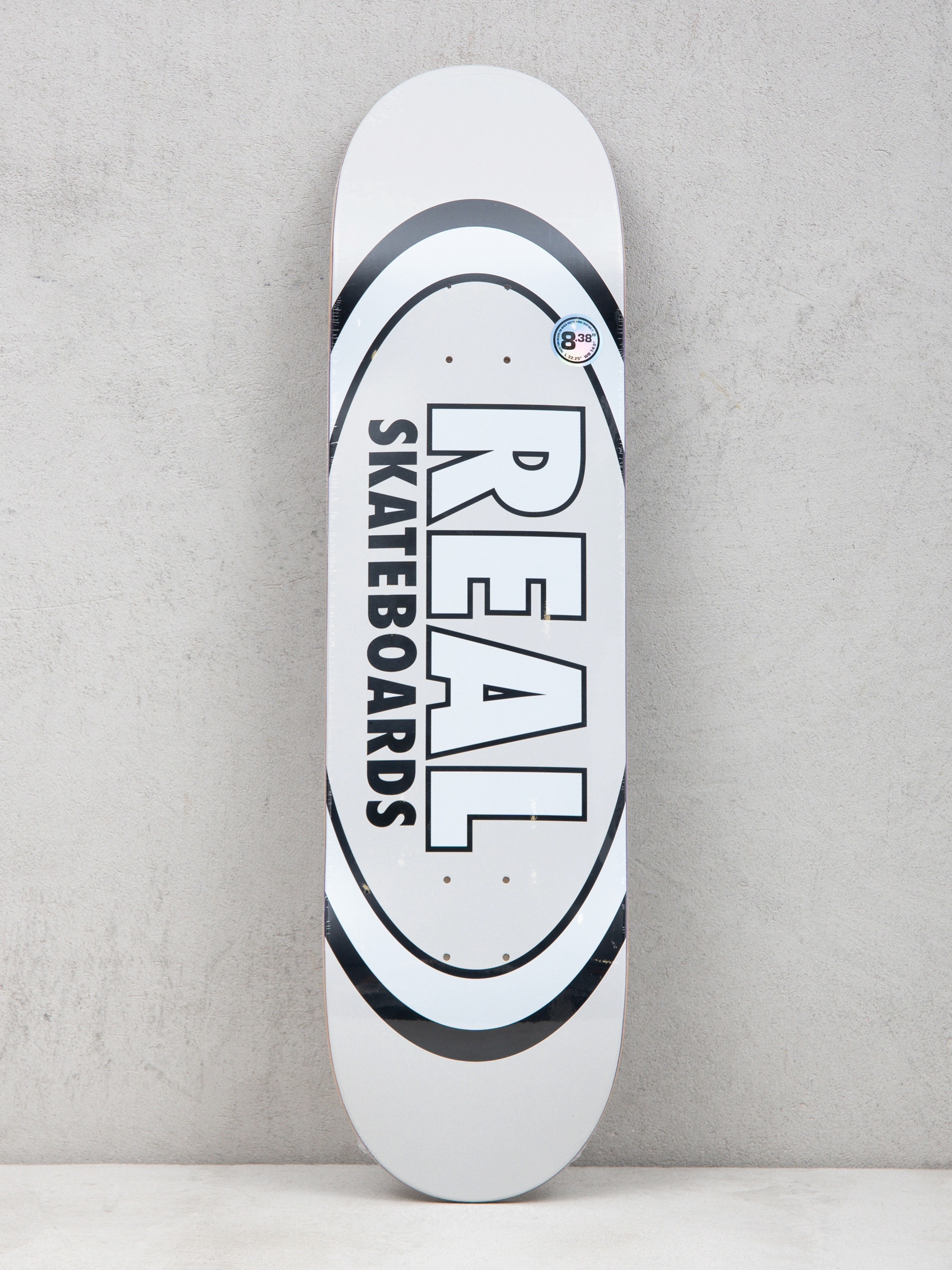 Real Classic Oval Gu00f6rdeszka lap (white/black)