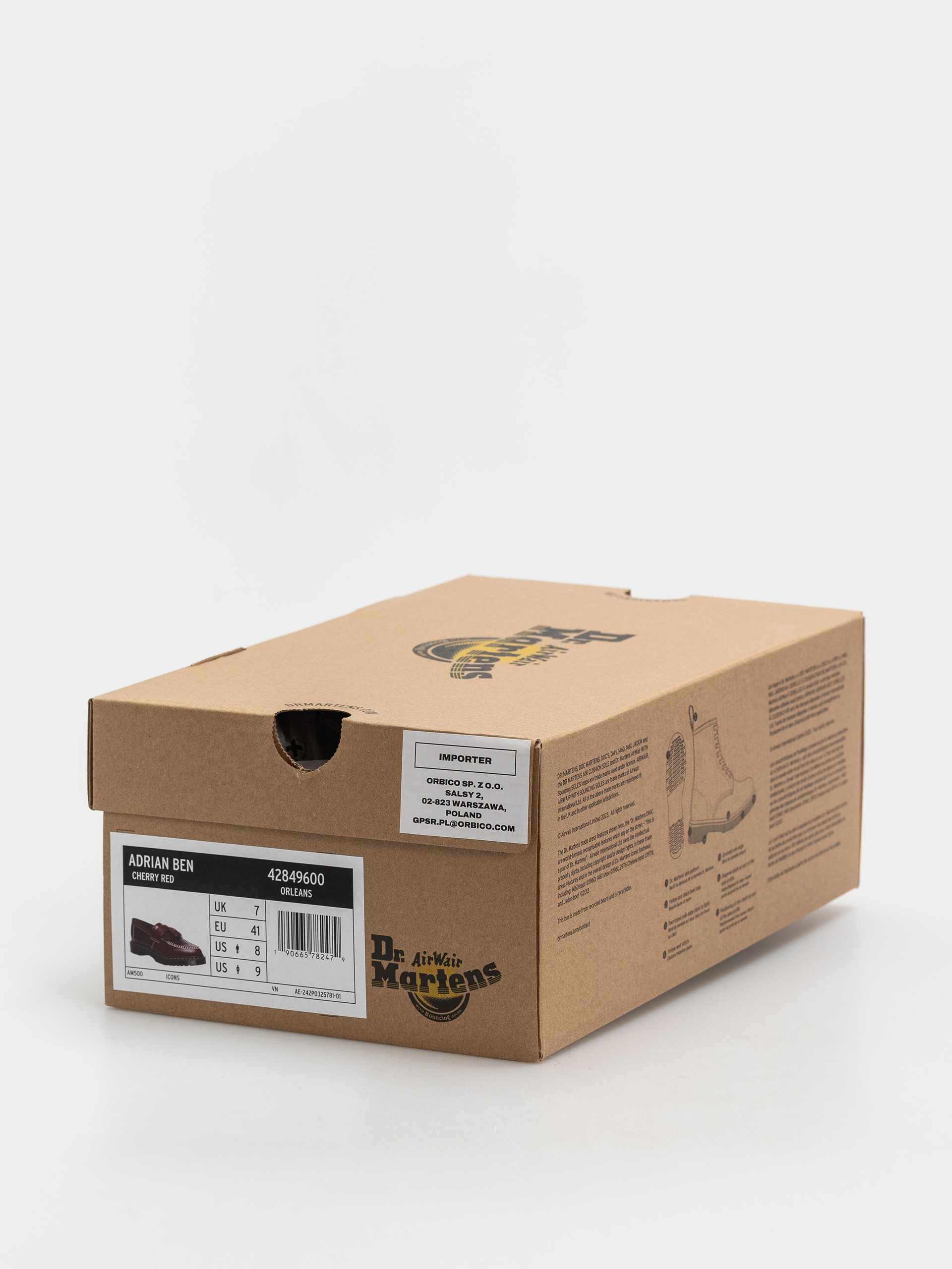 Cipők Dr. Martens Adrian Ben Tassel Loafer (cherry red orleans)