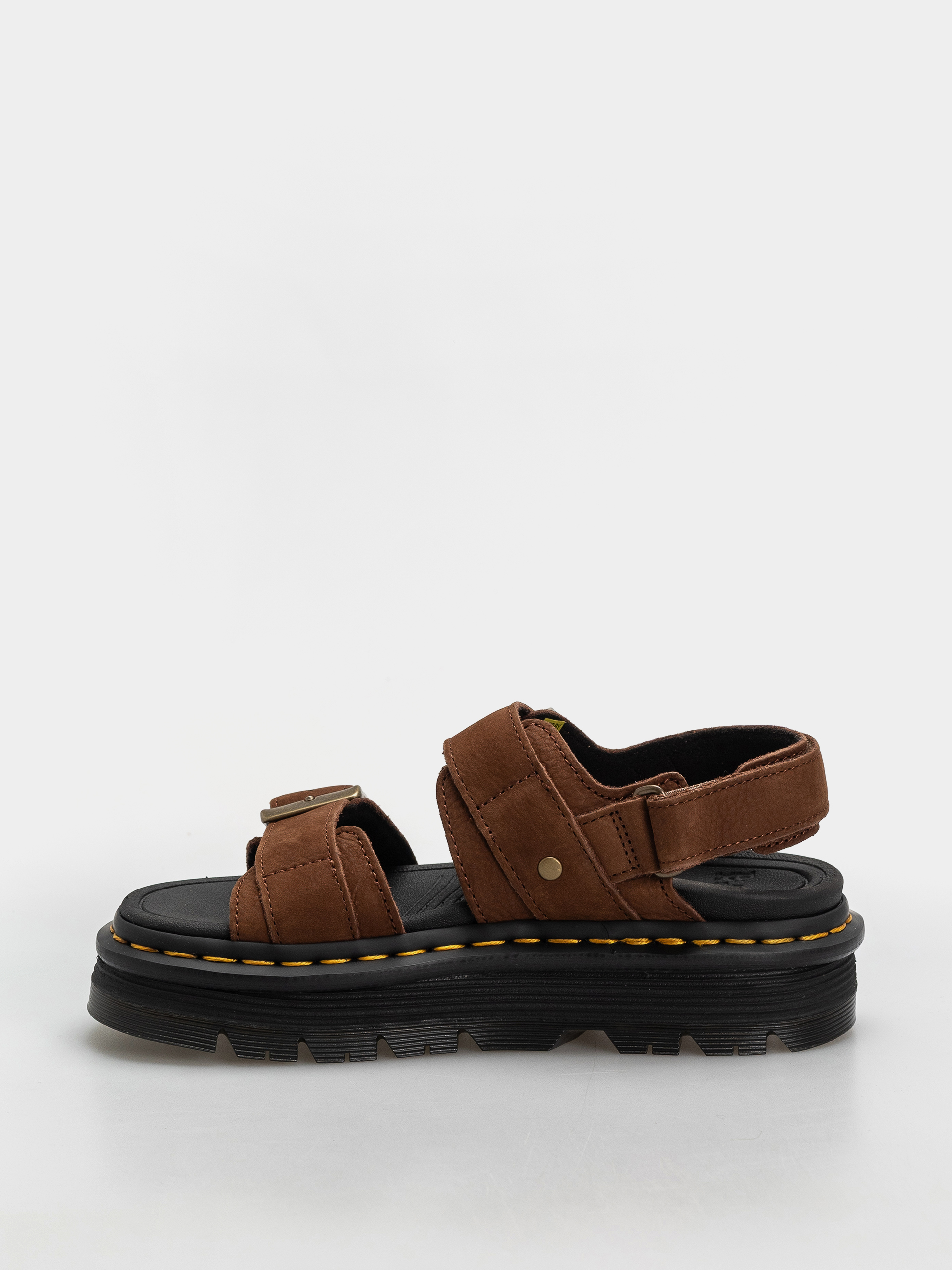 Szandálok Dr. Martens ZebZag Wmn (sepia brown tumbled nubuck)