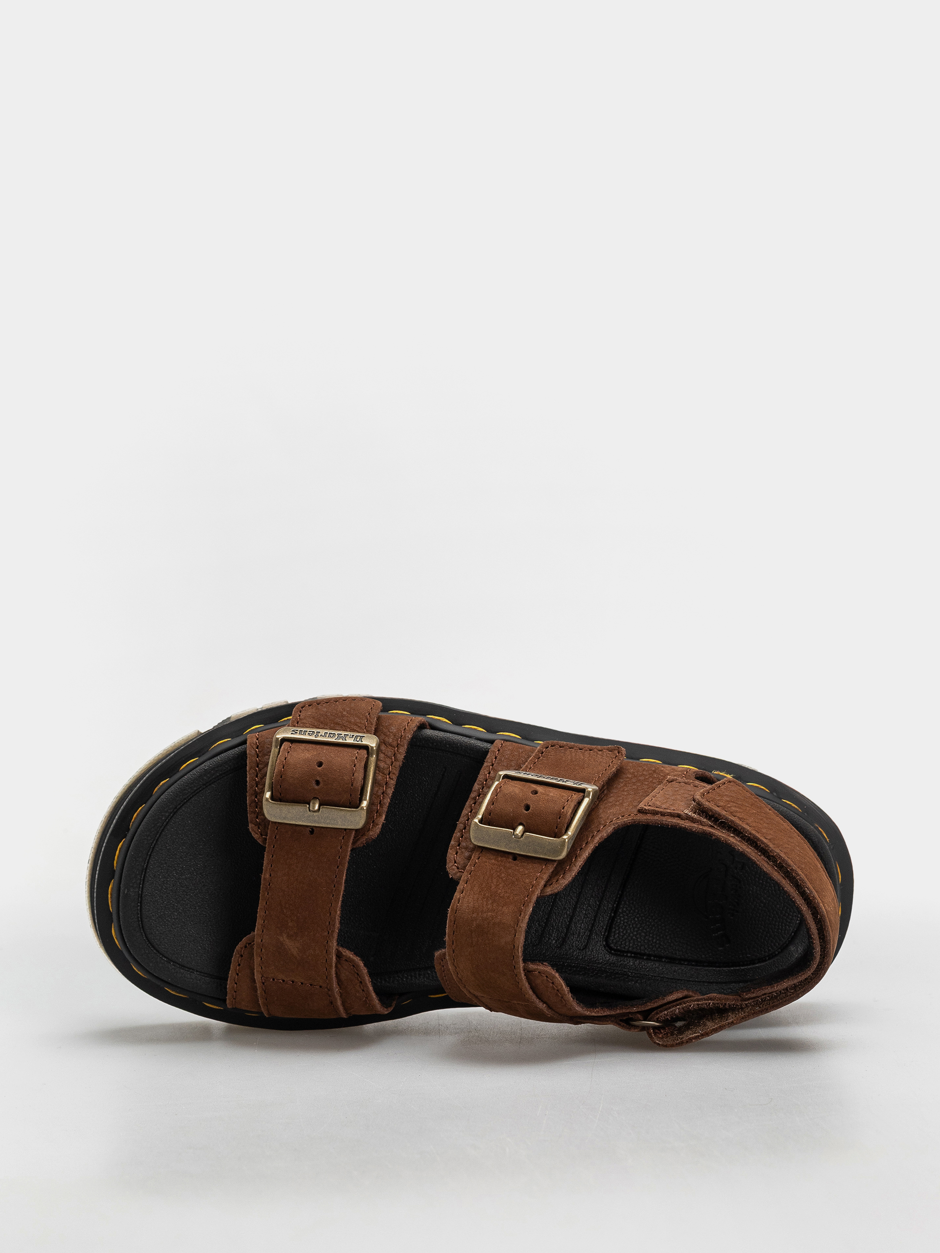 Szandálok Dr. Martens ZebZag Wmn (sepia brown tumbled nubuck)
