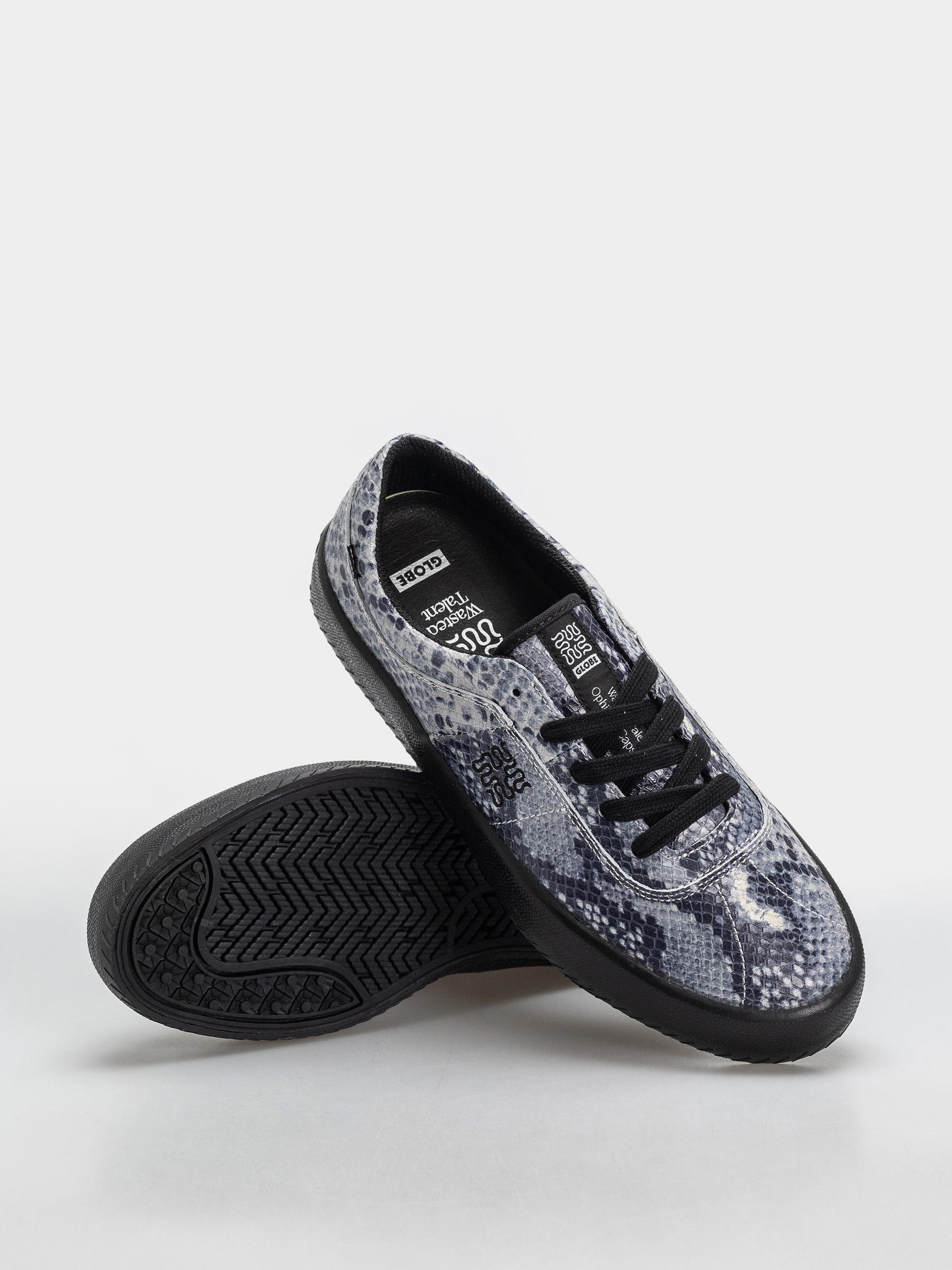 Globe Melbek Cipők (wasted talent black/snake)
