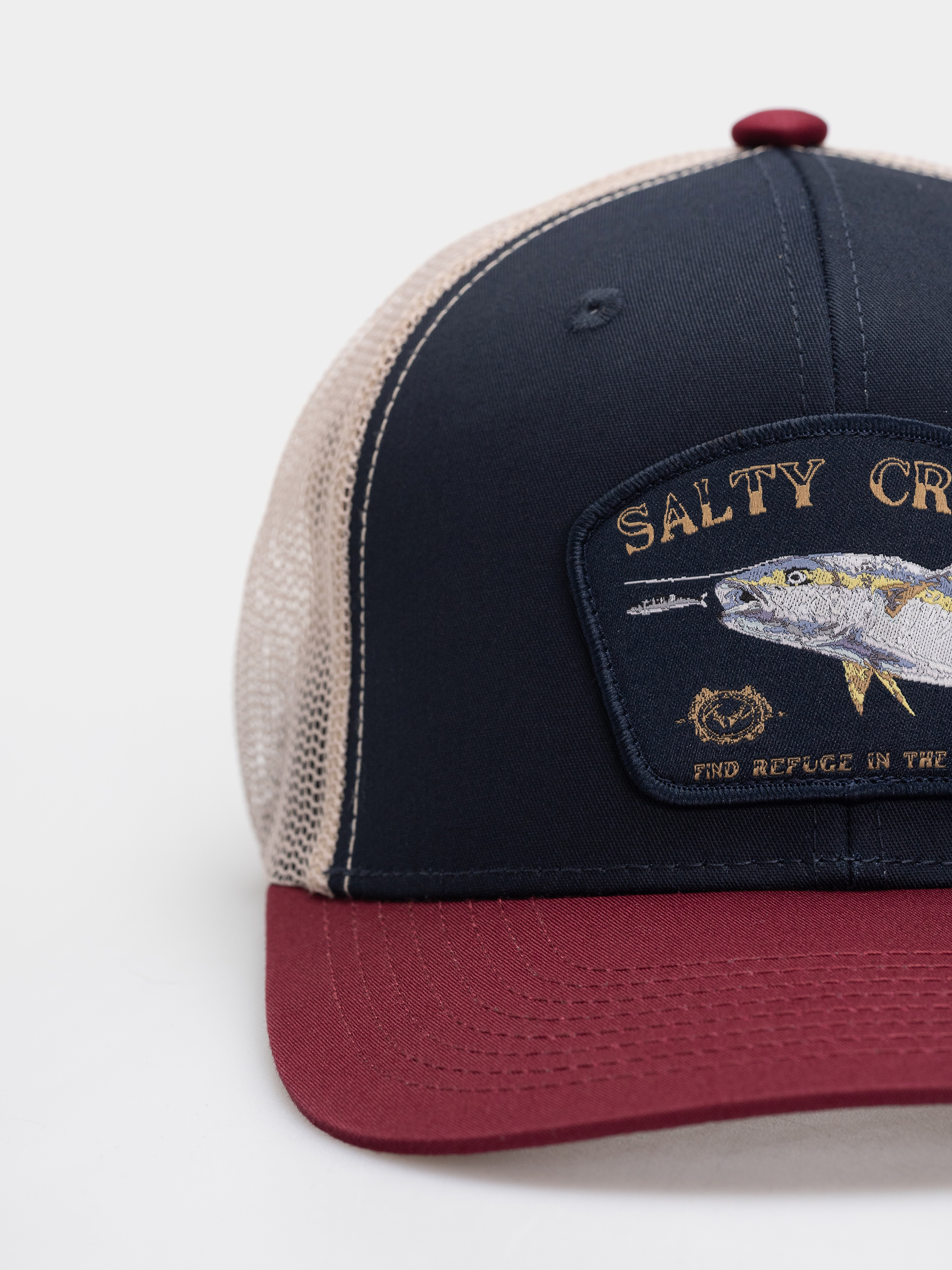 Baseball sapka Salty Crew Surface Retro Trucker (navy/red)