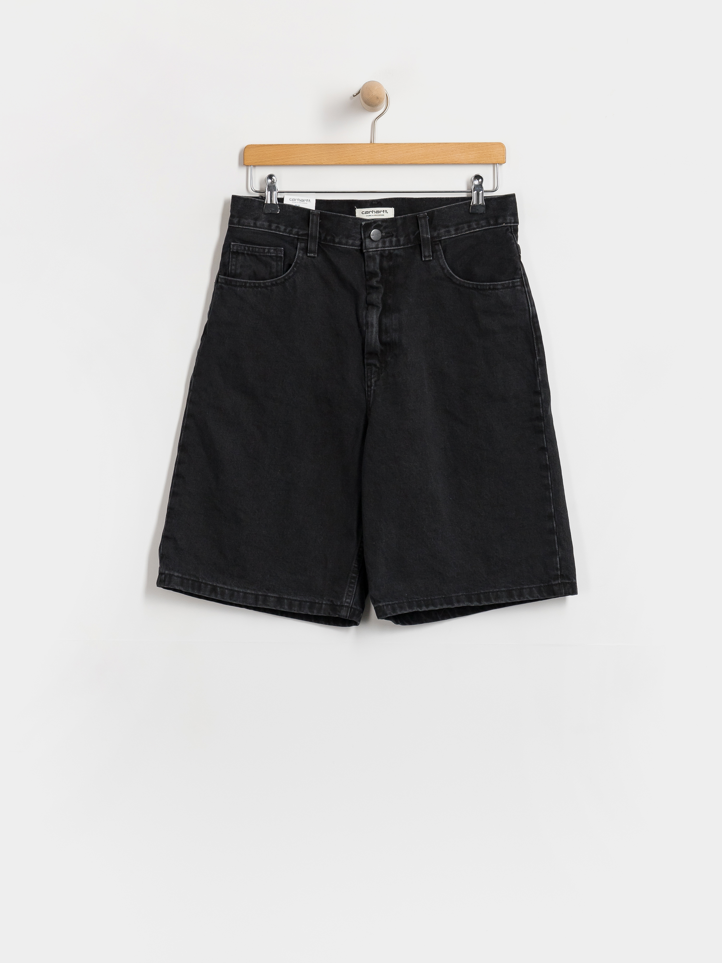 Carhartt WIP Brandon Wmn Ru00f6vidnadru00e1g (black stone washed)