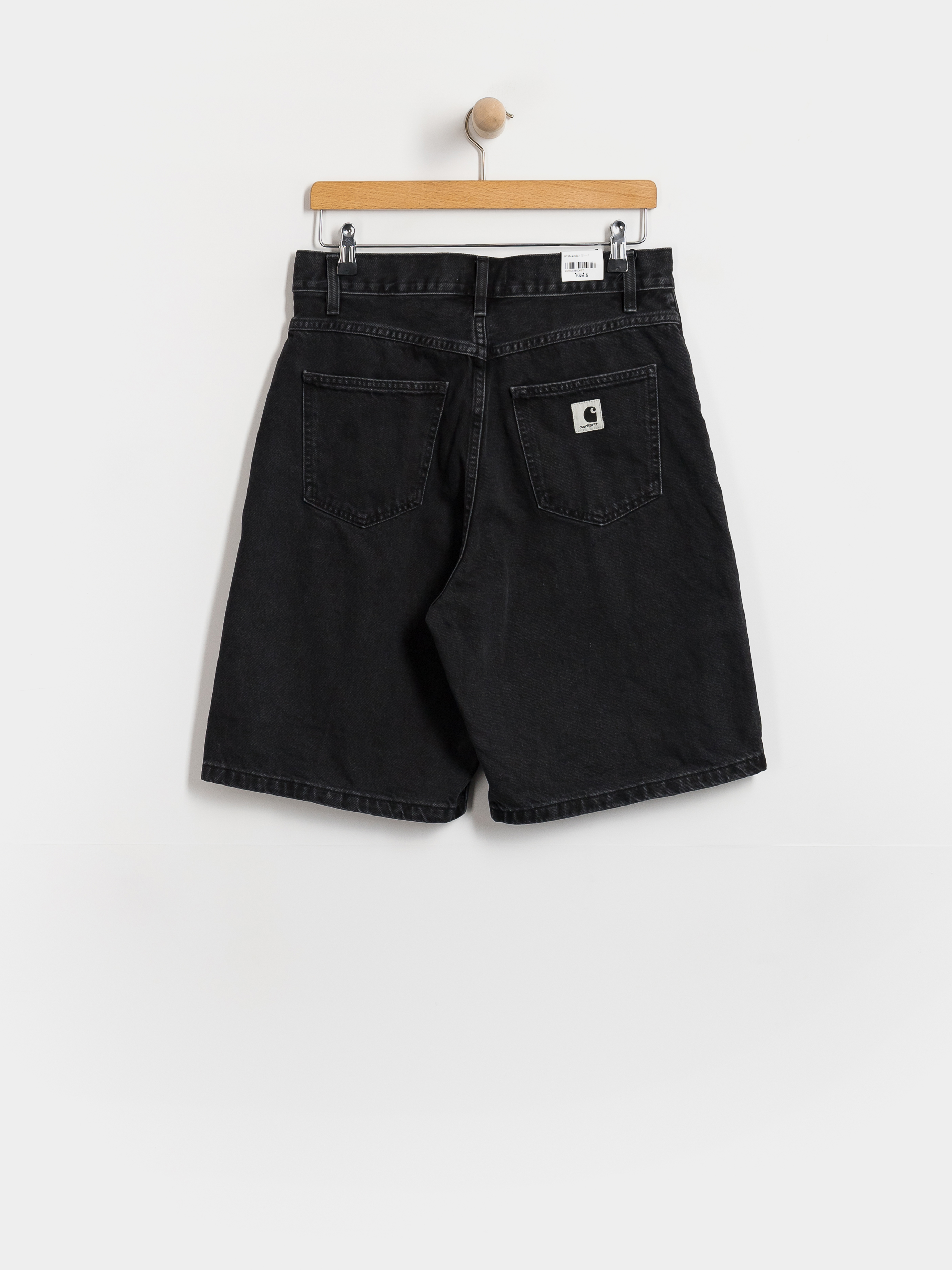 Carhartt WIP Brandon Wmn Rövidnadrág (black stone washed)