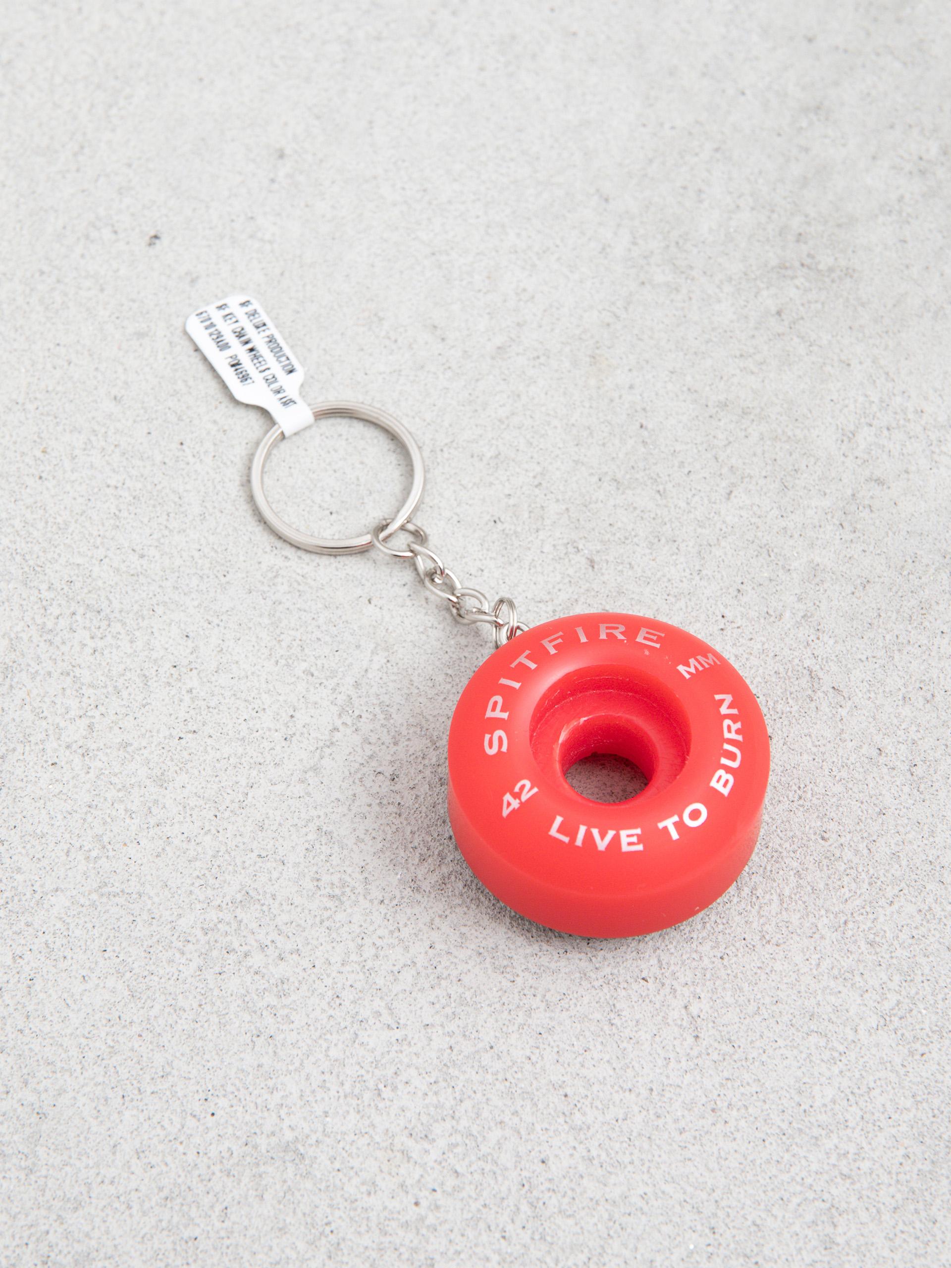 Spitfire Wheel Keychain Kulcstartó (red)